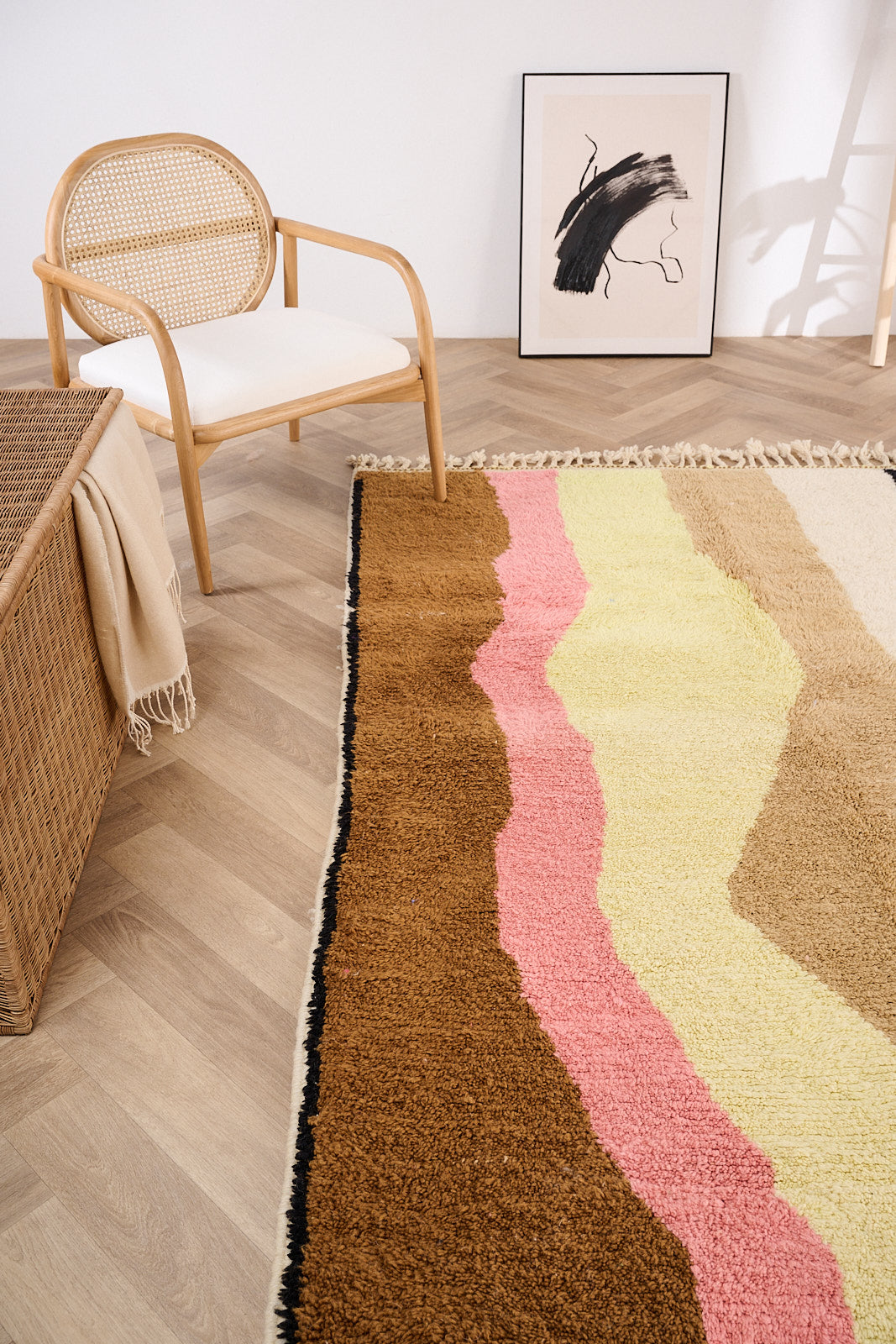 Colorful Berber Rug 160 x 244 cm / 5.2 x 8.0 ft - n°1420