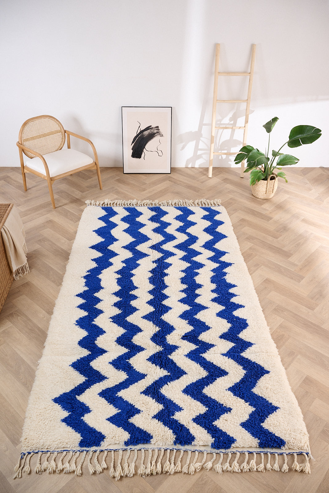 Tapis berbère coloré 155 x 283 cm - n°1443