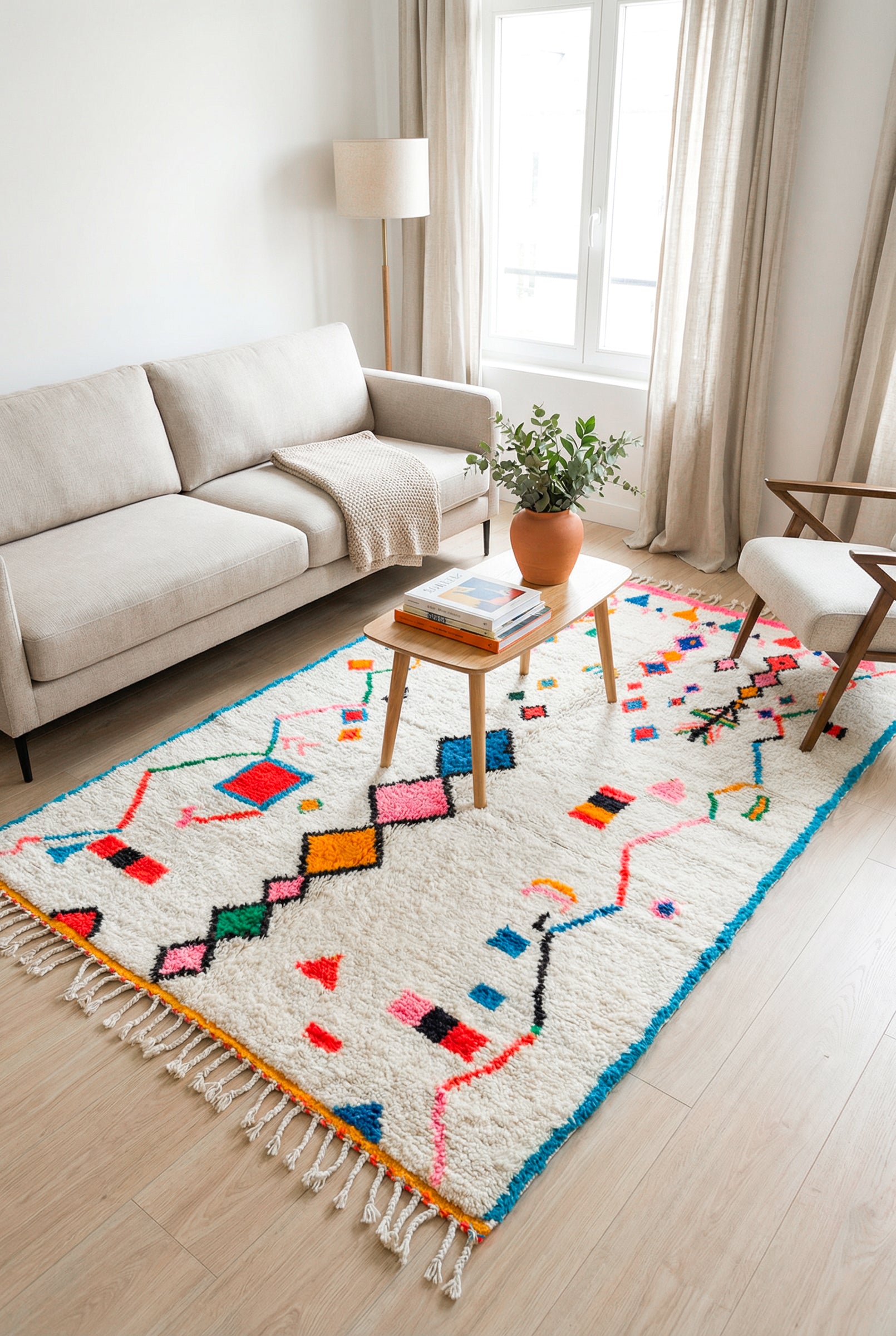 Colorful Berber rug 156 x 270 cm - no. 2139