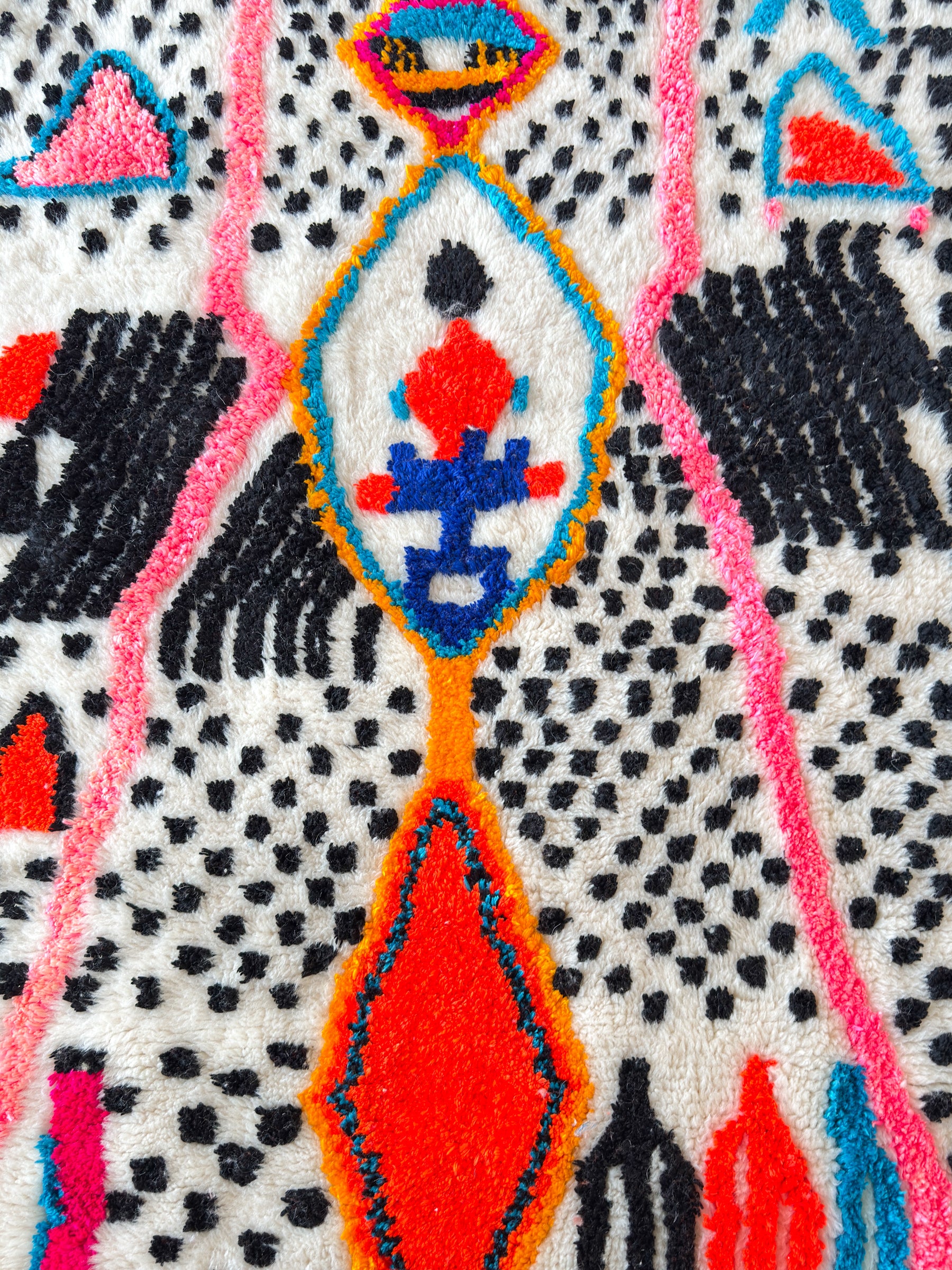 Colorful Berber rug 125 x 201 cm - No. 2526