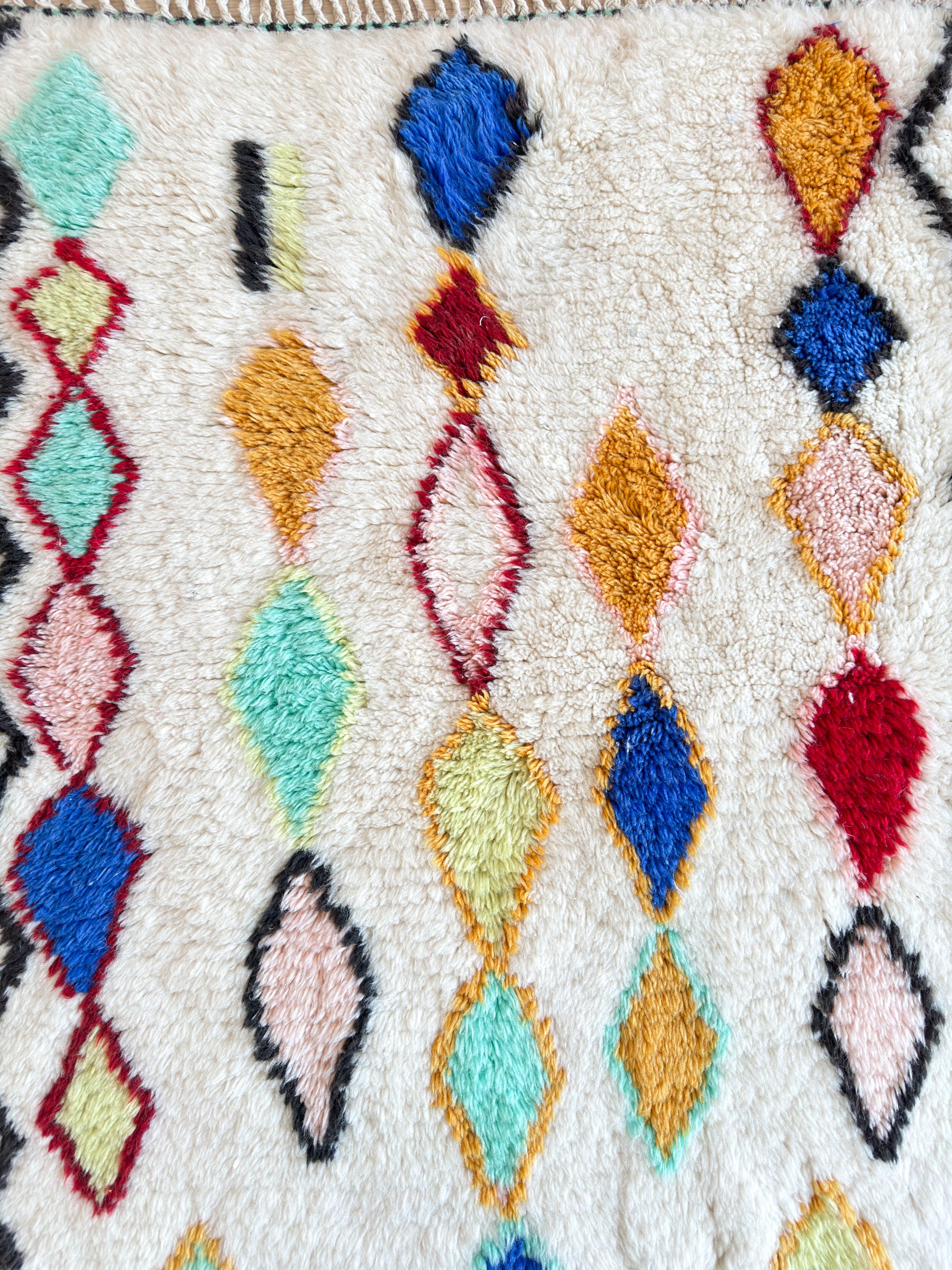 Kleurrijk Berber tapijt 112 x 167 cm - n°2531