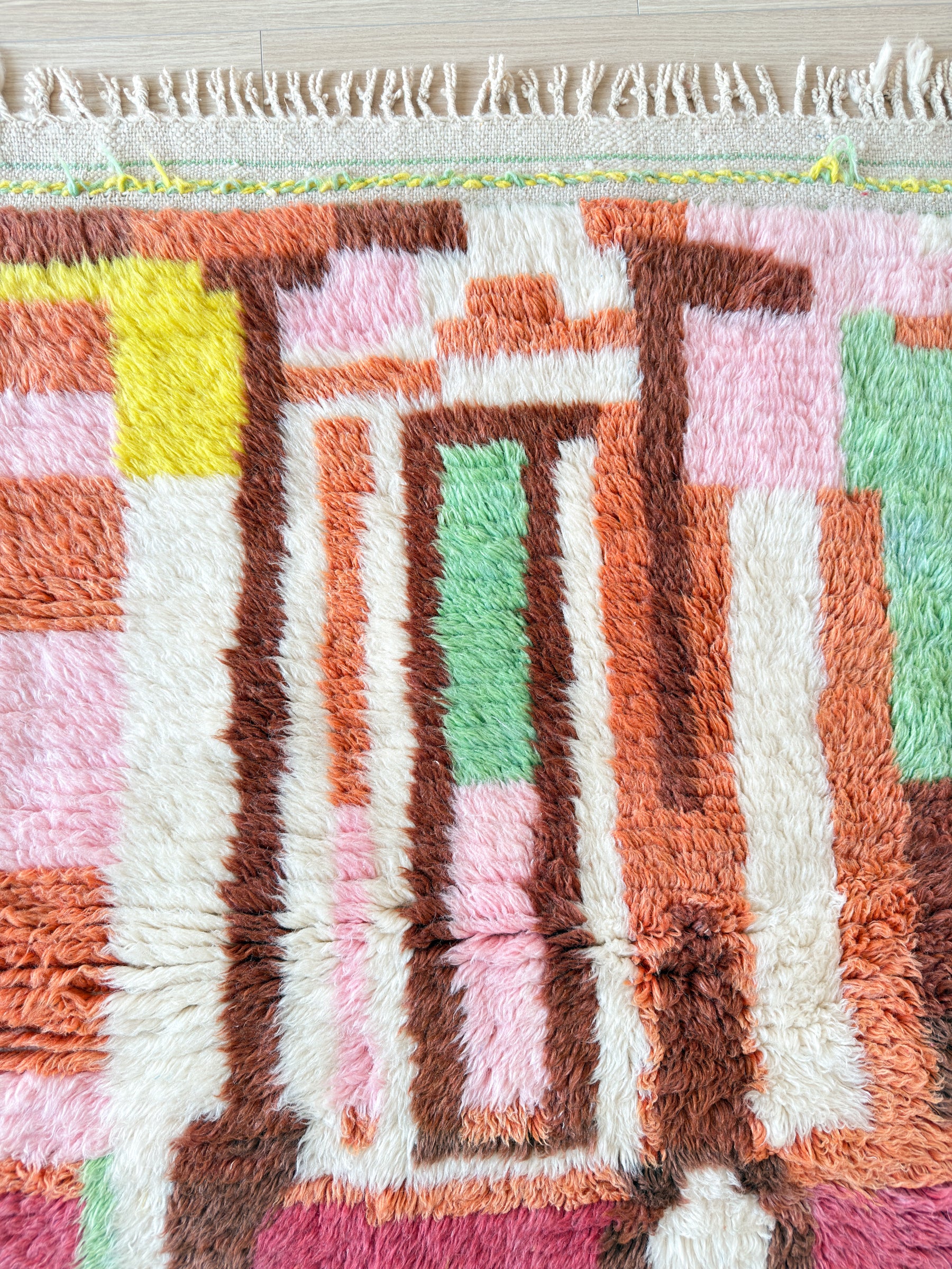 Tapete berbere colorido 96 x 168 cm - n°2505