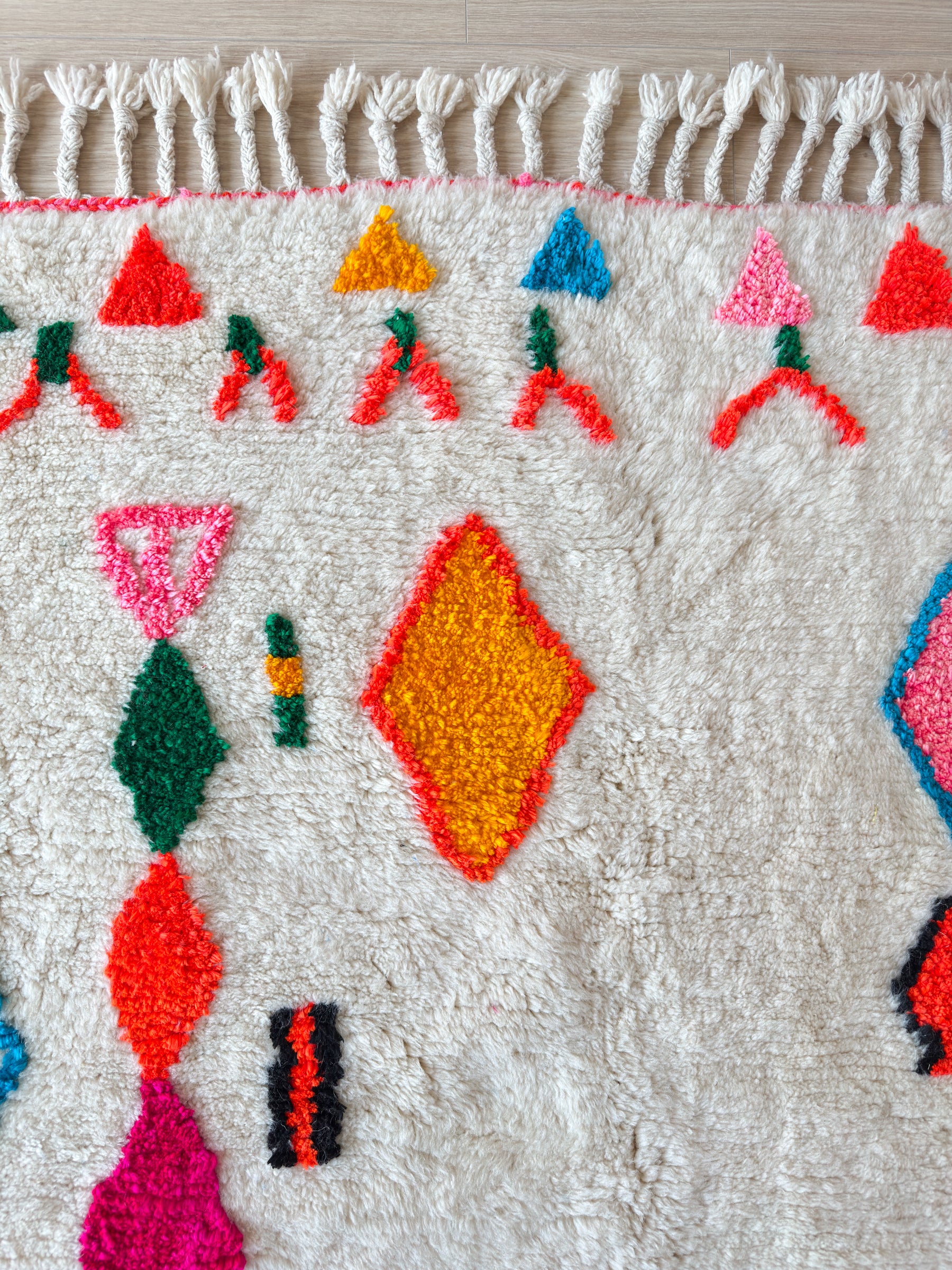 Colorful Berber rug 142 x 225 cm - No. 2470