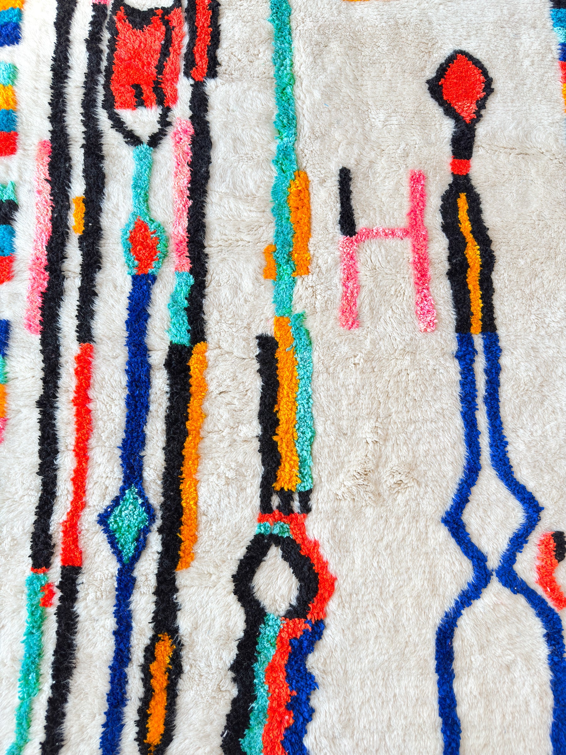 Colorful Berber rug 150 x 267 cm - No. 2487