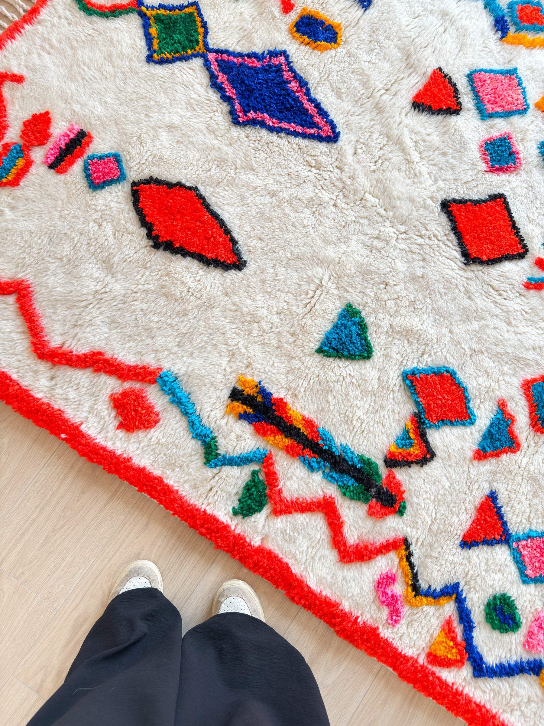 Colorful Berber rug 152 x 221 cm - No. 2471