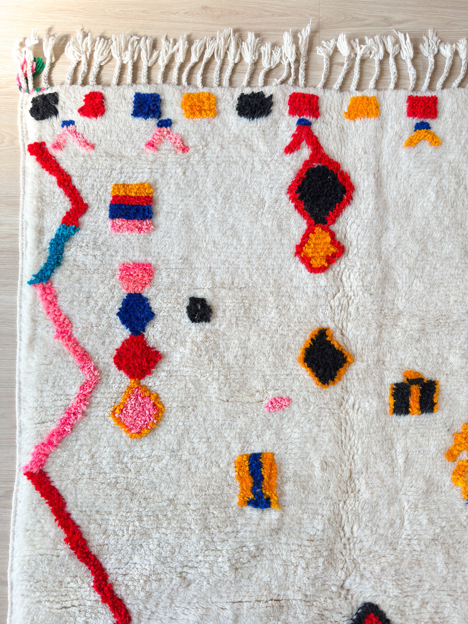 Colorful Berber rug 143 x 234 cm - No. 2483