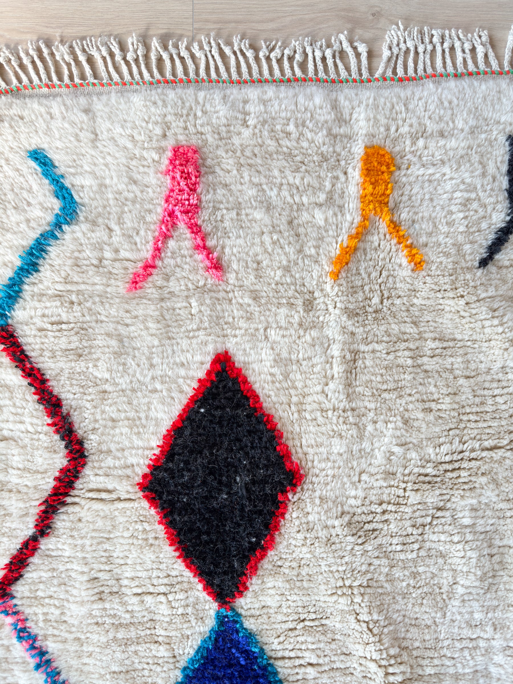 Colorful Berber rug 210 x 327 cm - No. 2477