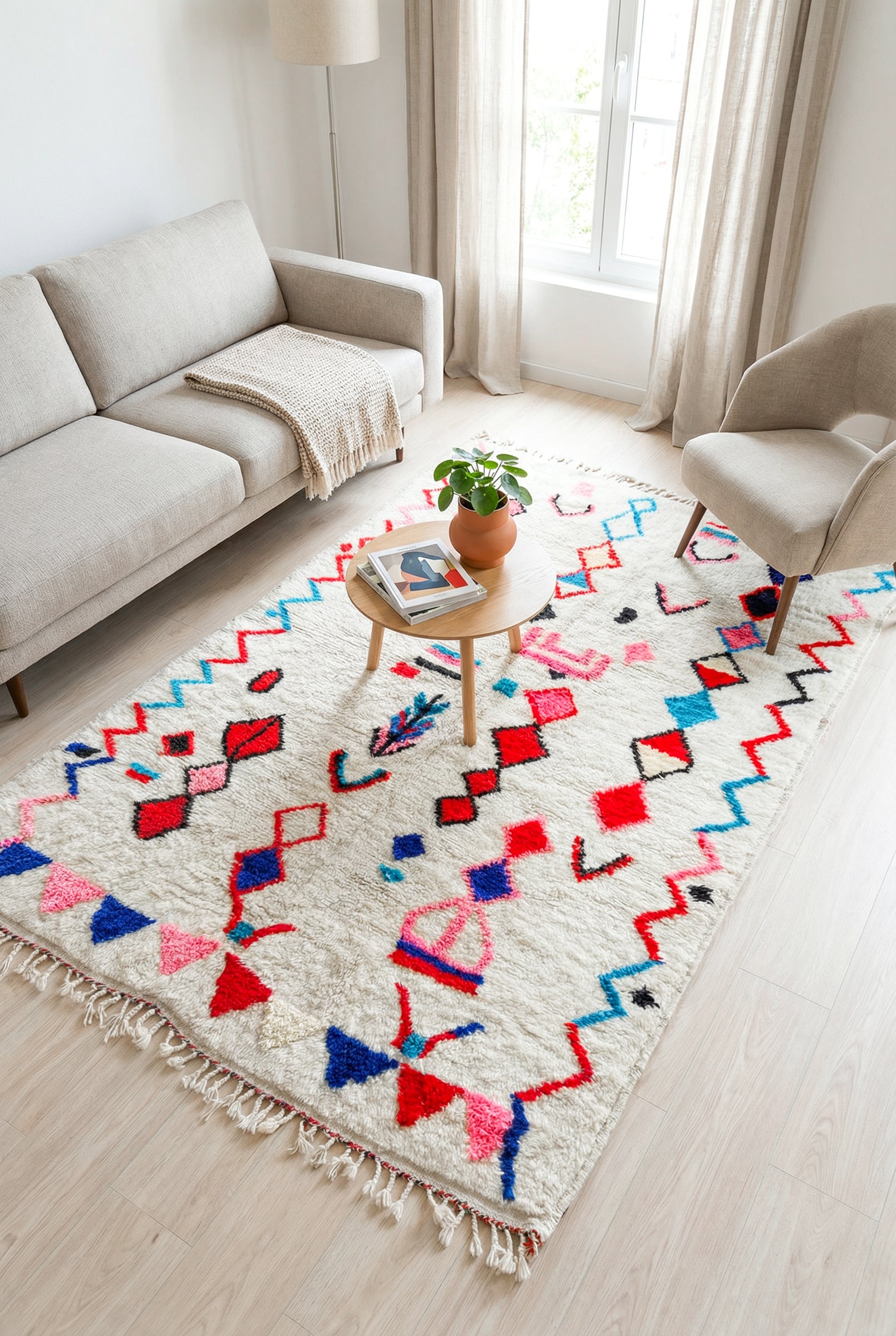 Tappeto berbero colorato 172 x 285 cm - n°1386