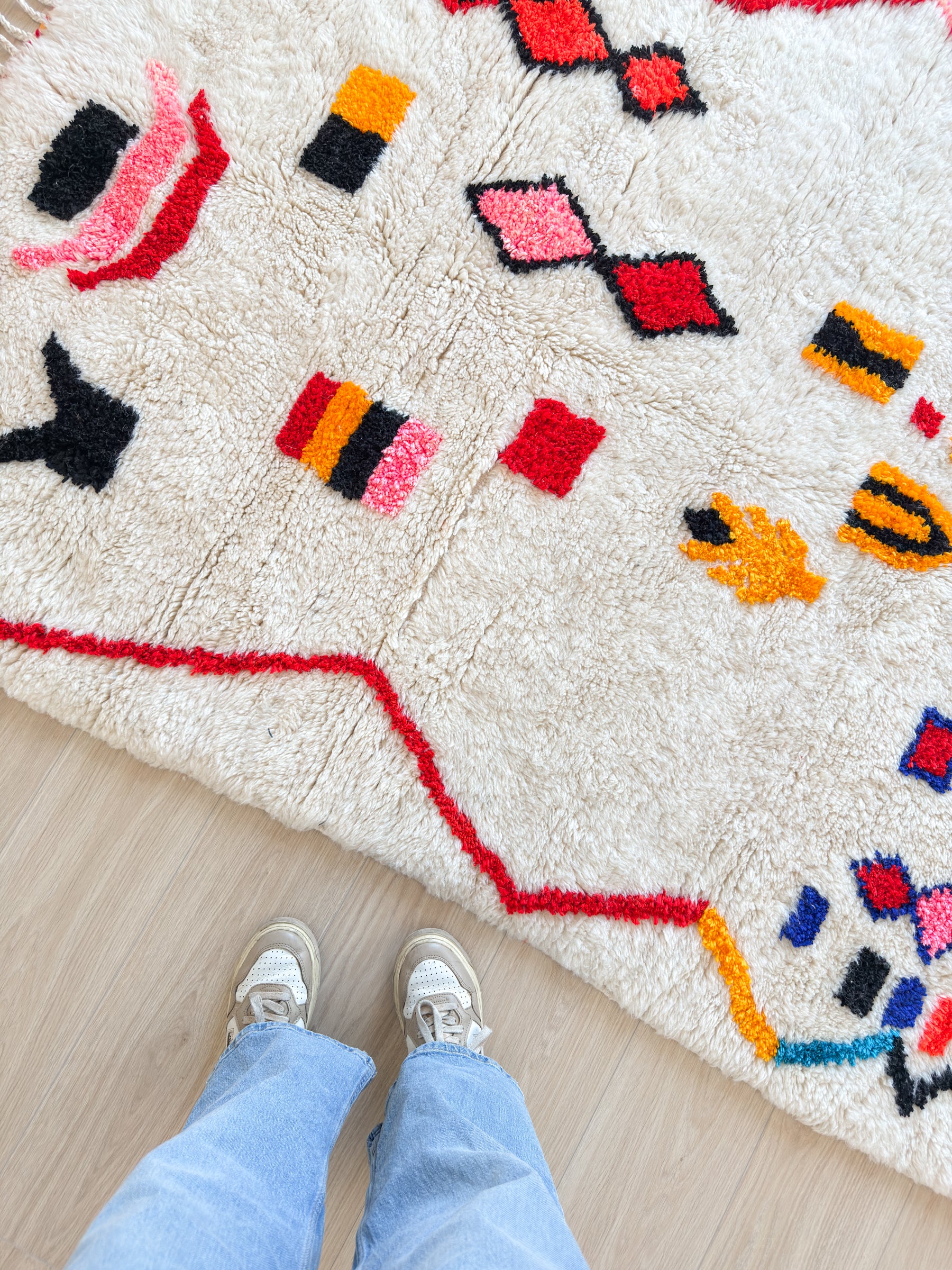 Tapis berbère coloré 144 x 209 cm - n°2510