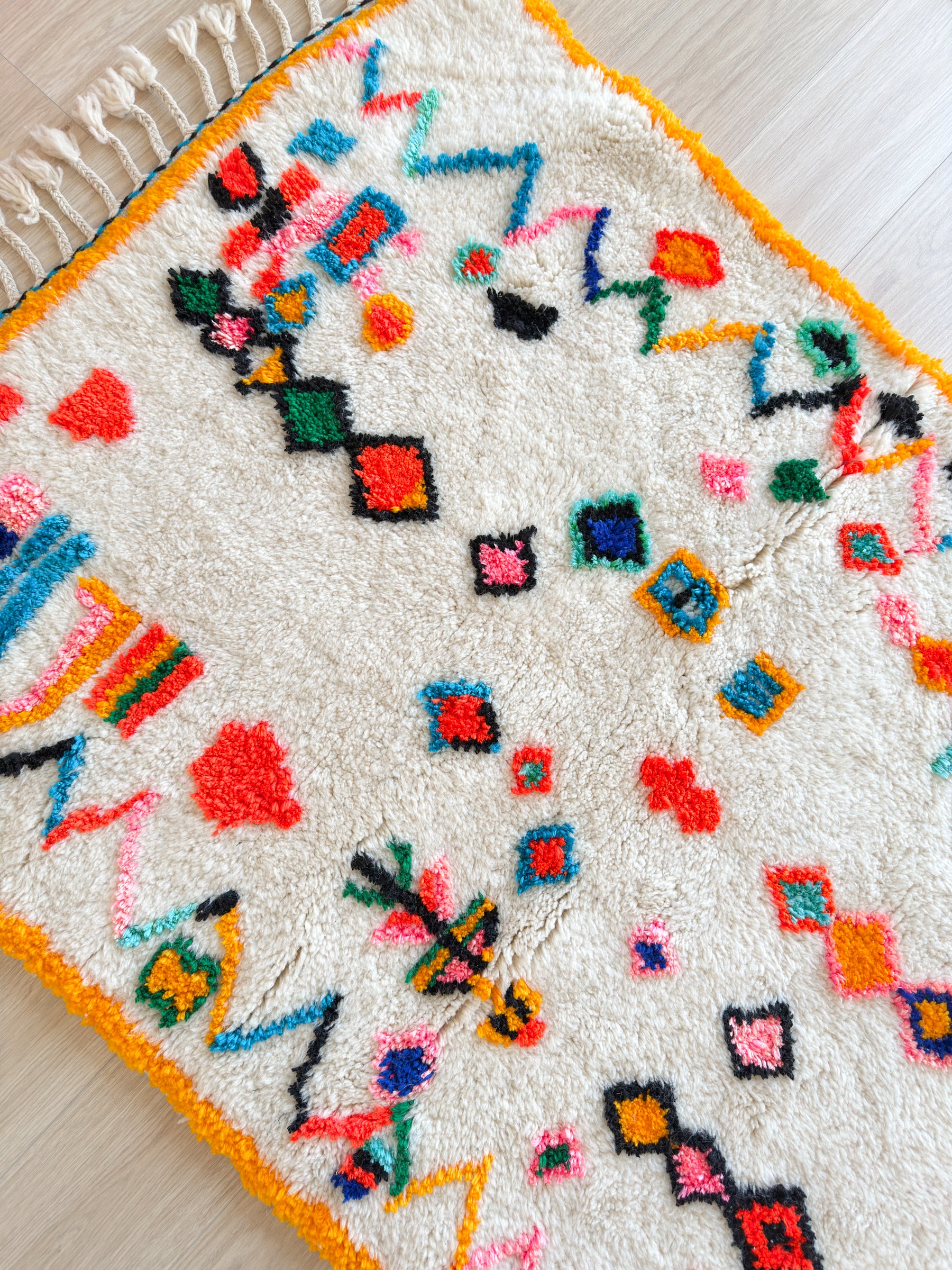 Colorful Berber Rug 119 x 197 cm - n°2537