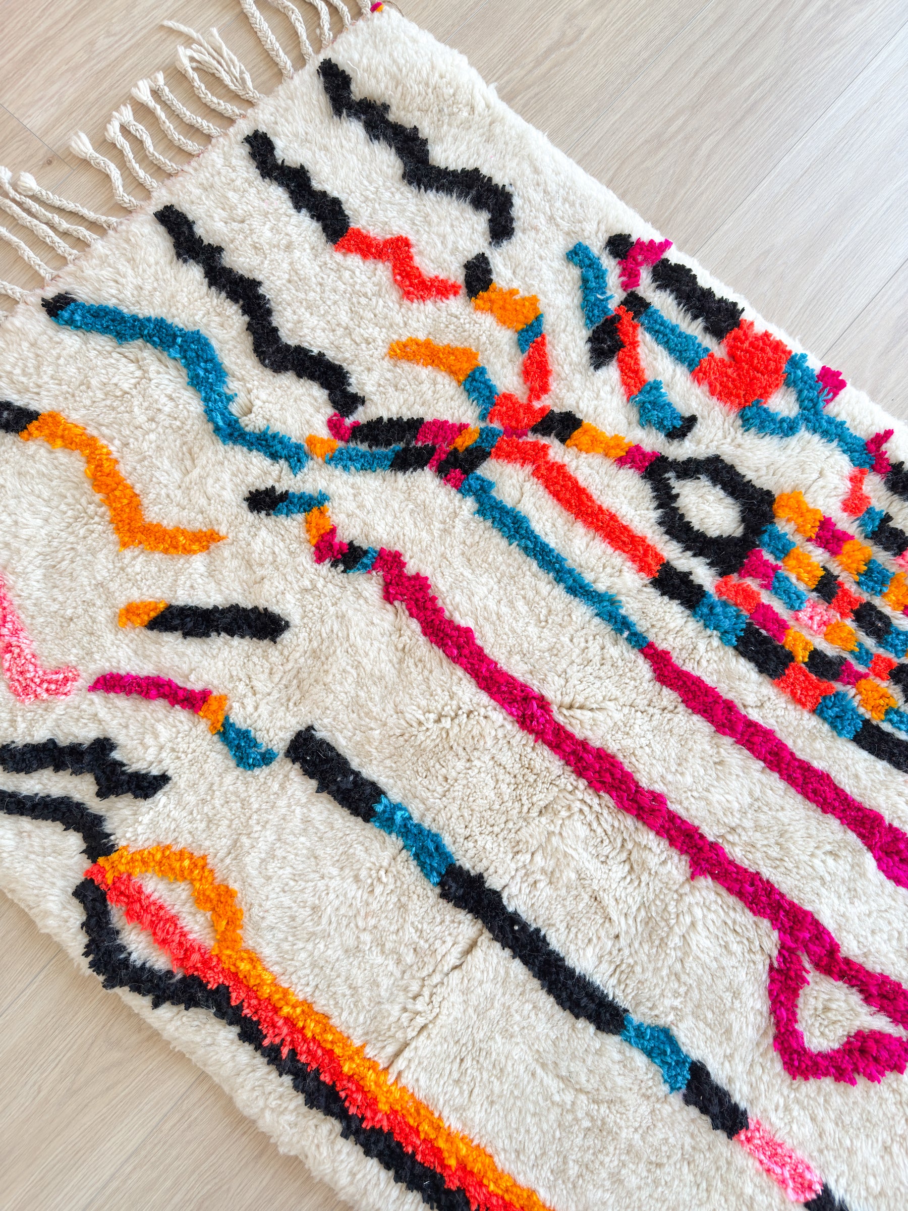 Tapis berbère coloré 103 x 185 cm - n°2509