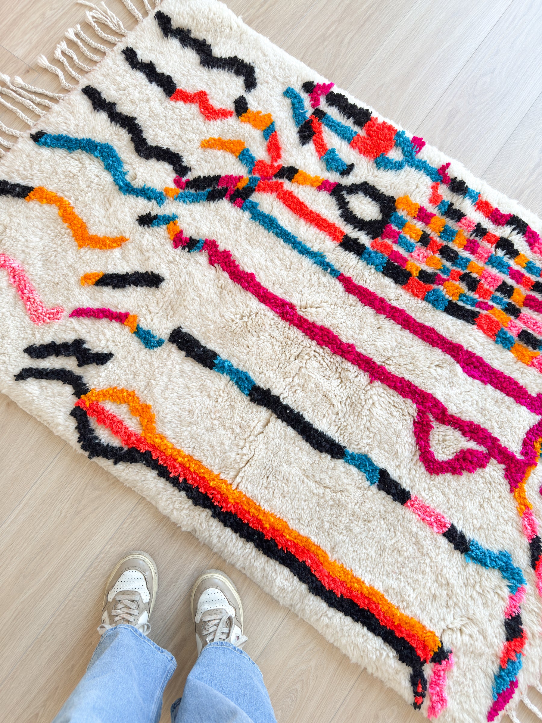 Tapis berbère coloré 103 x 185 cm - n°2509