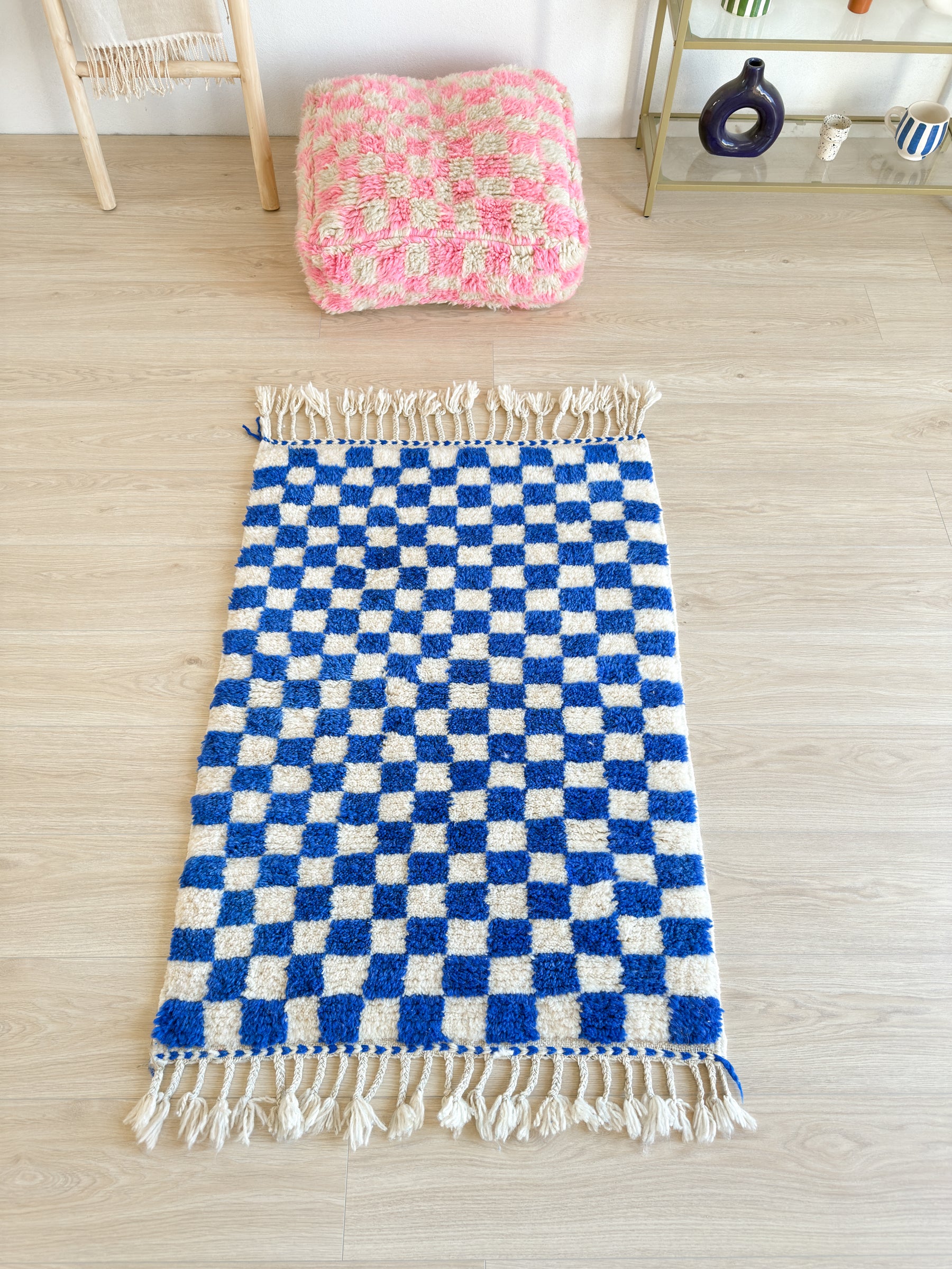 Tapis berbère coloré 84 x 138 cm - n°2508