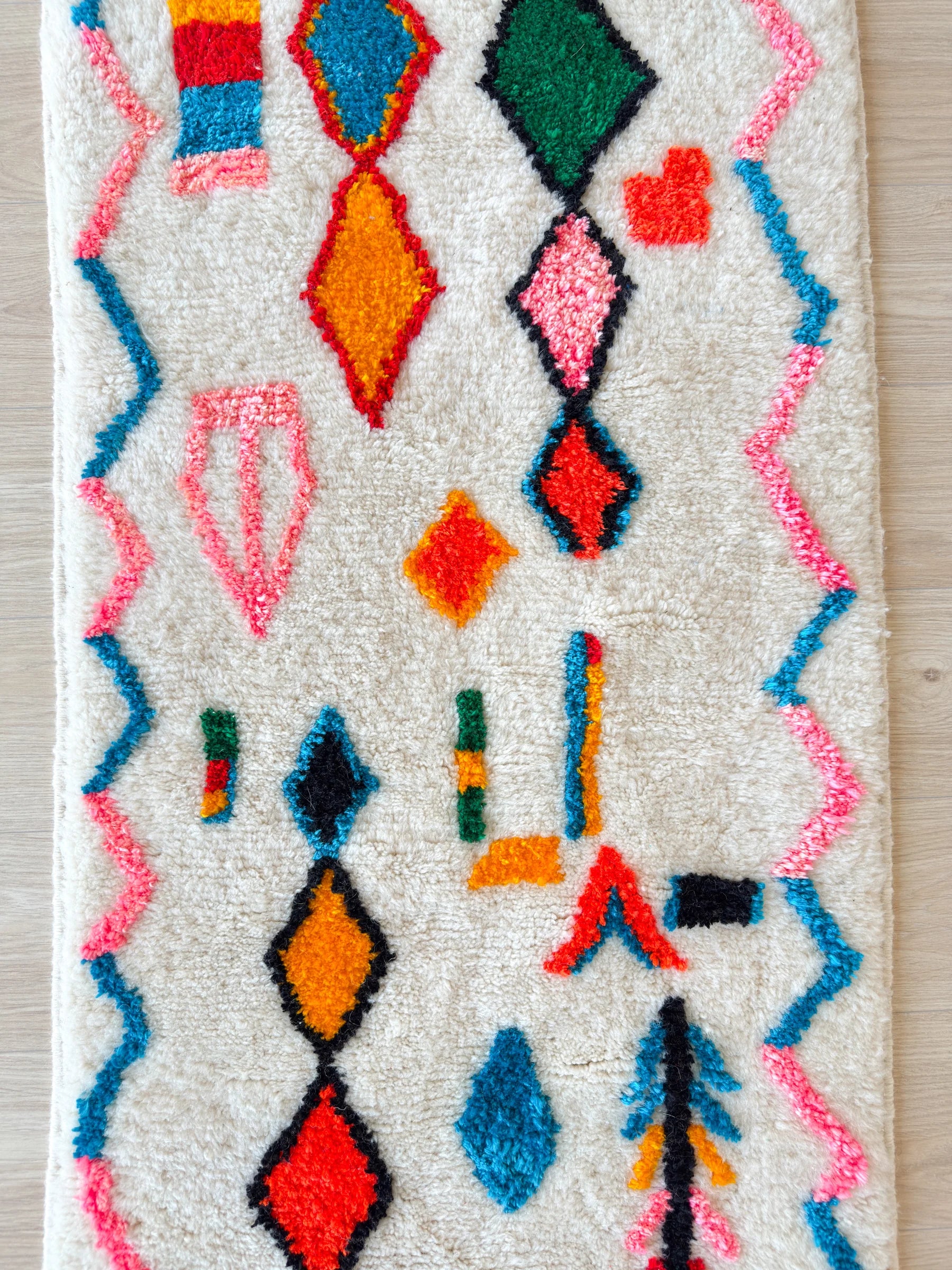 Kleurrijk Berbers loperkleed 77 x 342 cm - nr. 2433