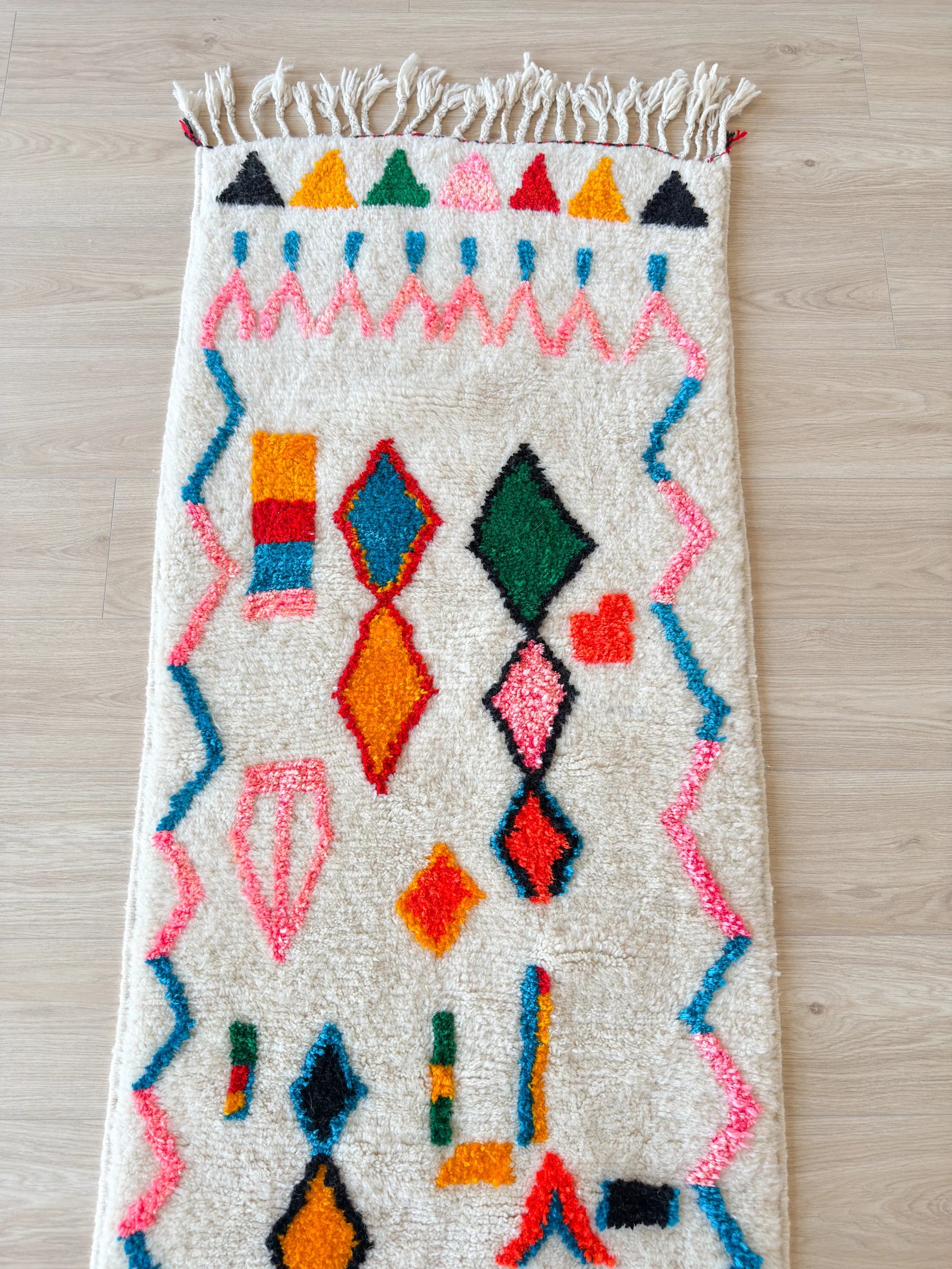 Kleurrijk Berbers loperkleed 77 x 342 cm - nr. 2433