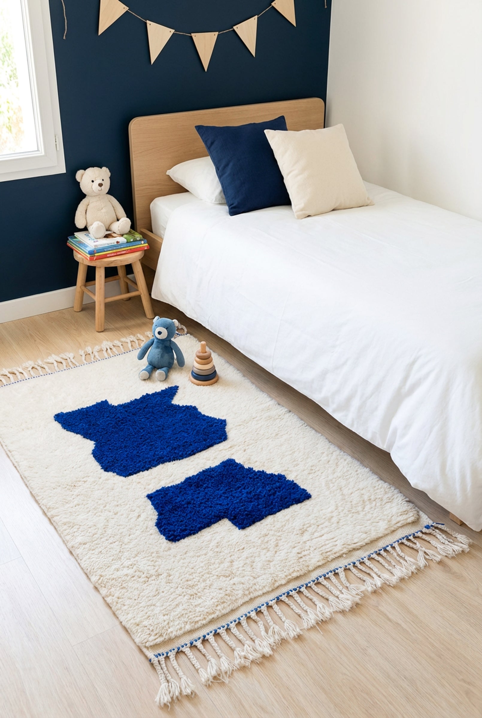 Tapis berbère coloré 104 x 165 cm - n°2440