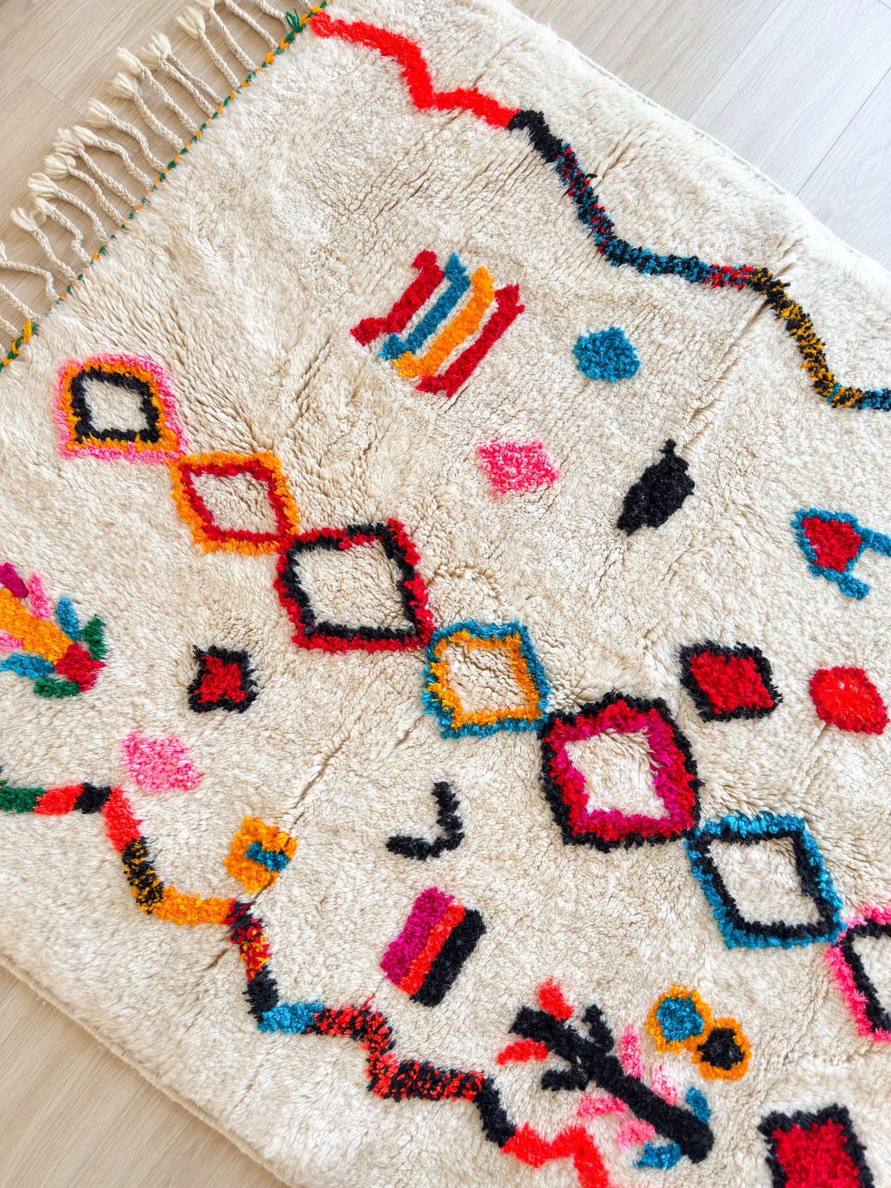Kleurrijk berbers tapijt 144 x 230 cm - n°2571
