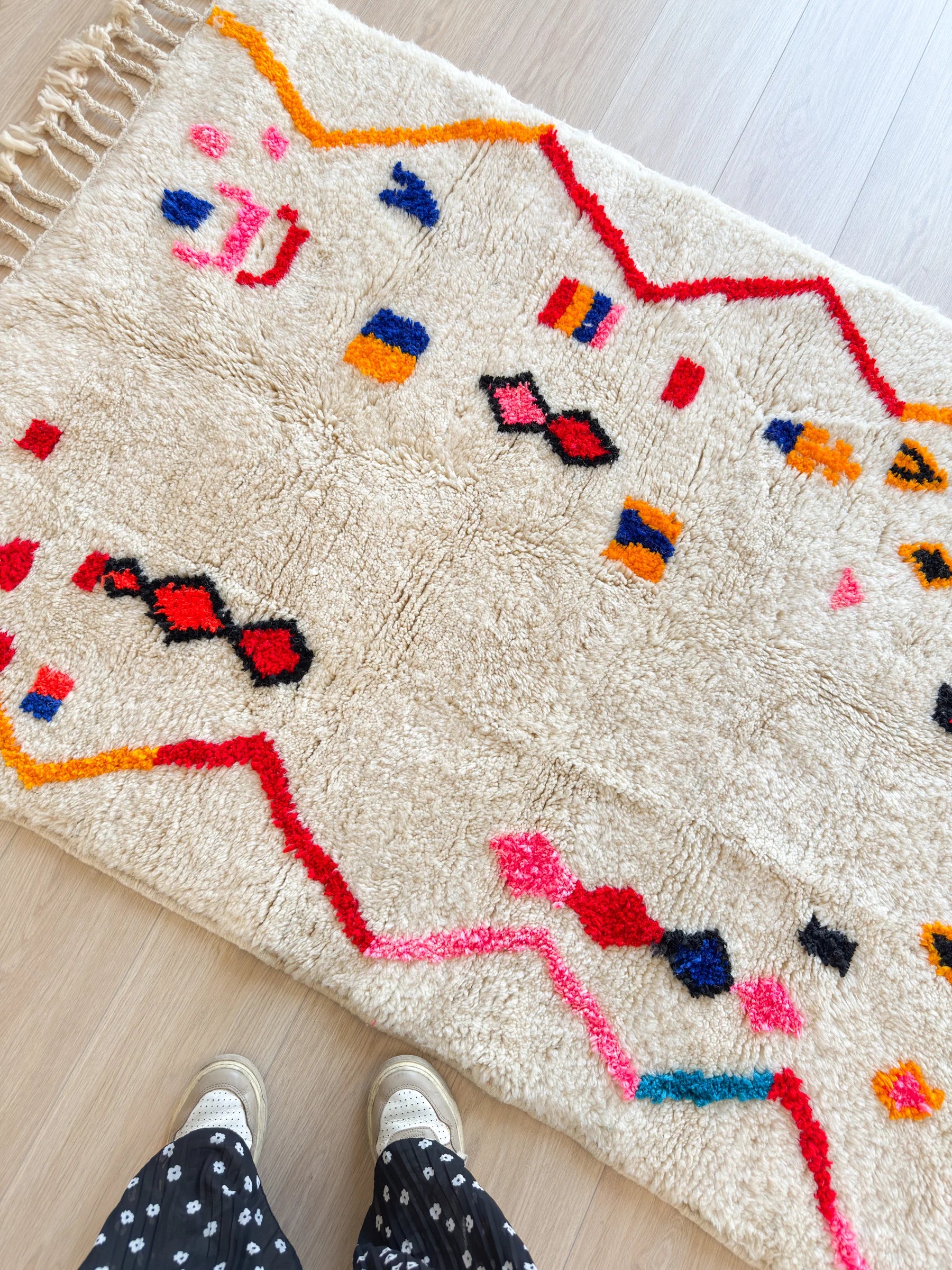 Colorful Berber Rug 119 x 203 cm - n°2567