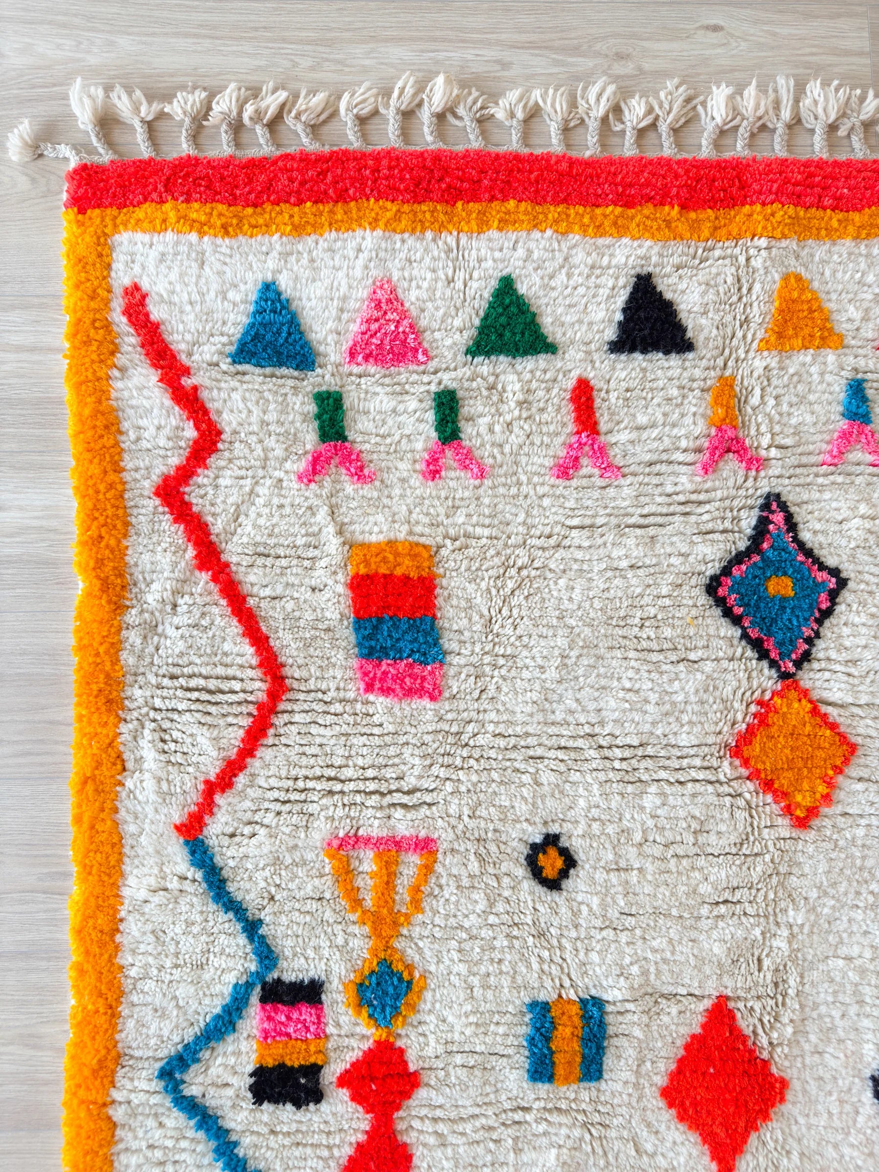 Kleurrijk Berbers tapijt 157 x 223 cm - n°2544