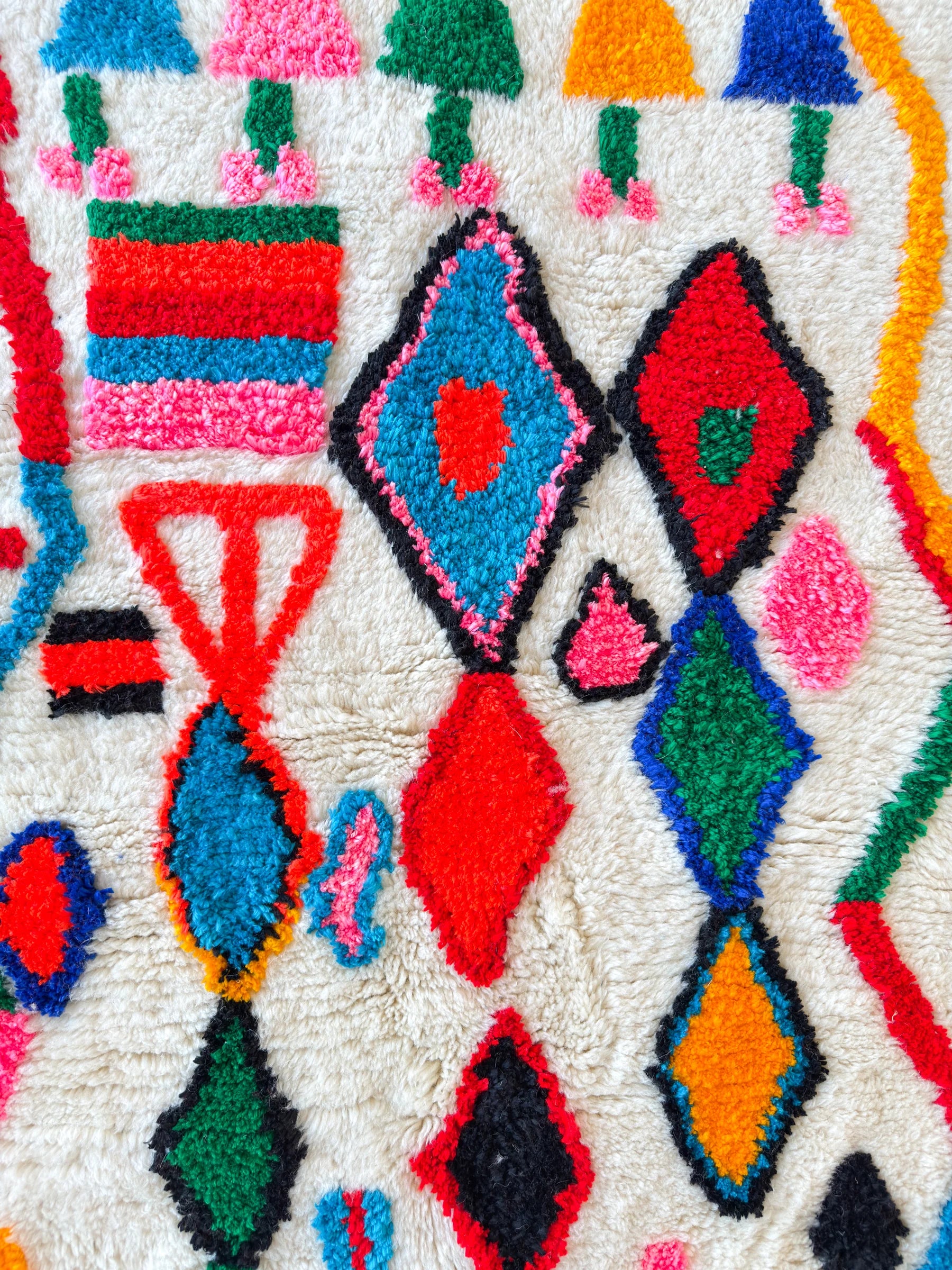 Colorful Berber Rug 97 x 163 cm - n°2555