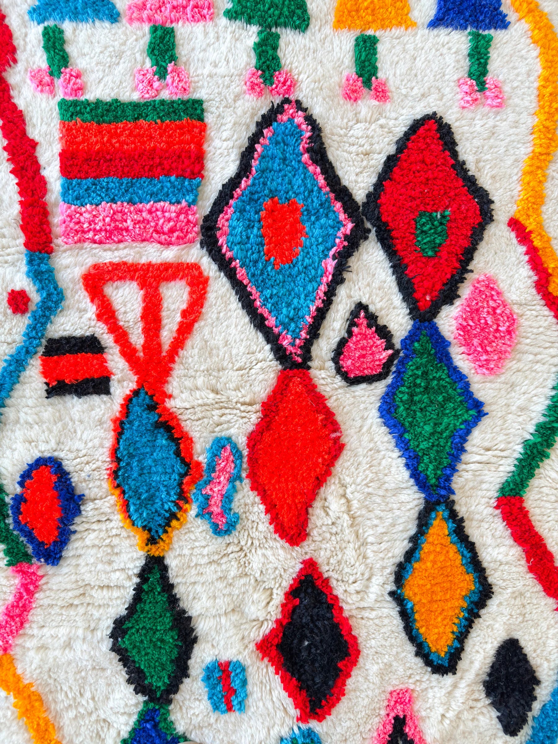 Colorful Berber Rug 97 x 163 cm - n°2555