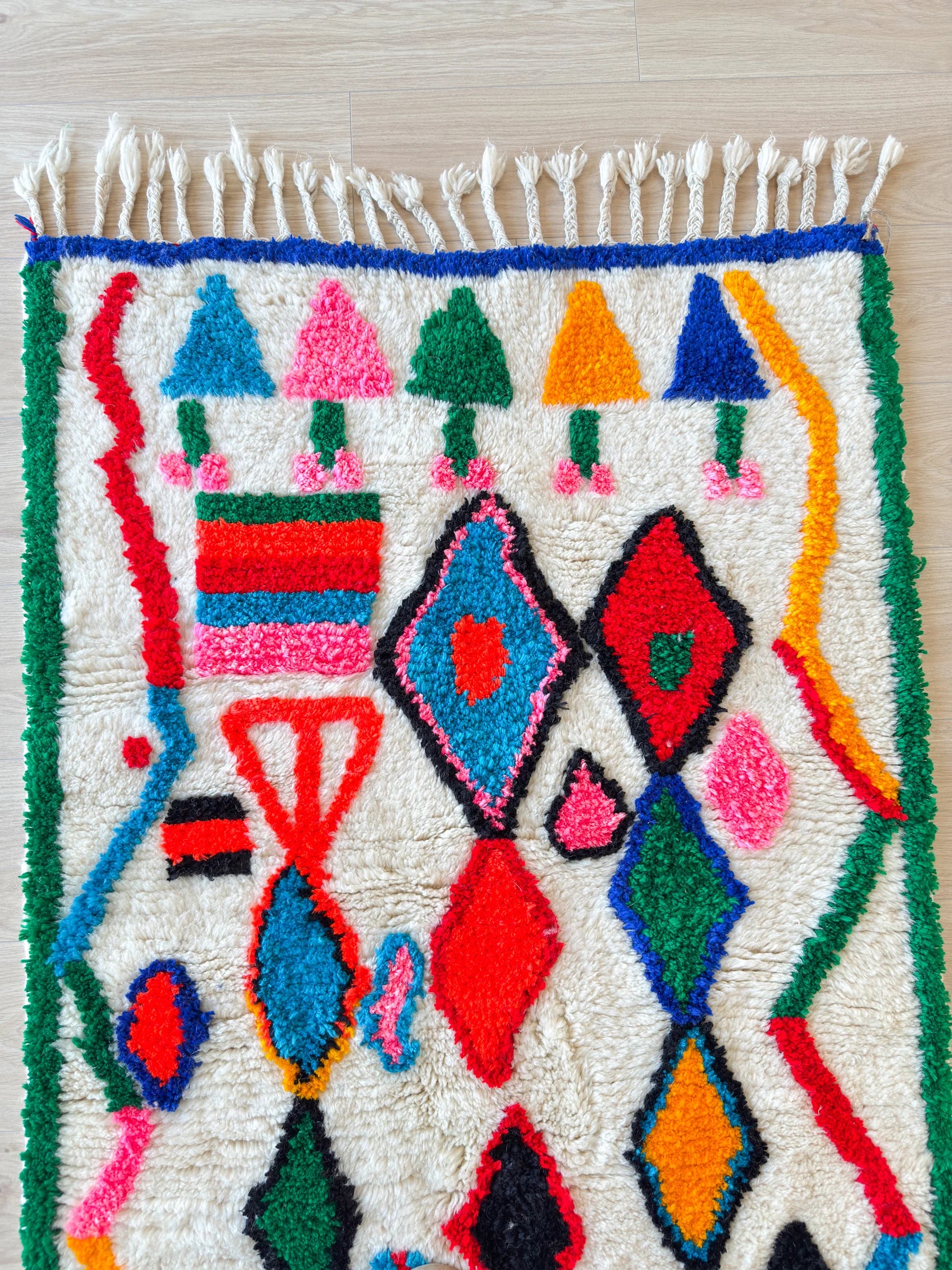 Colorful Berber Rug 97 x 163 cm - n°2555