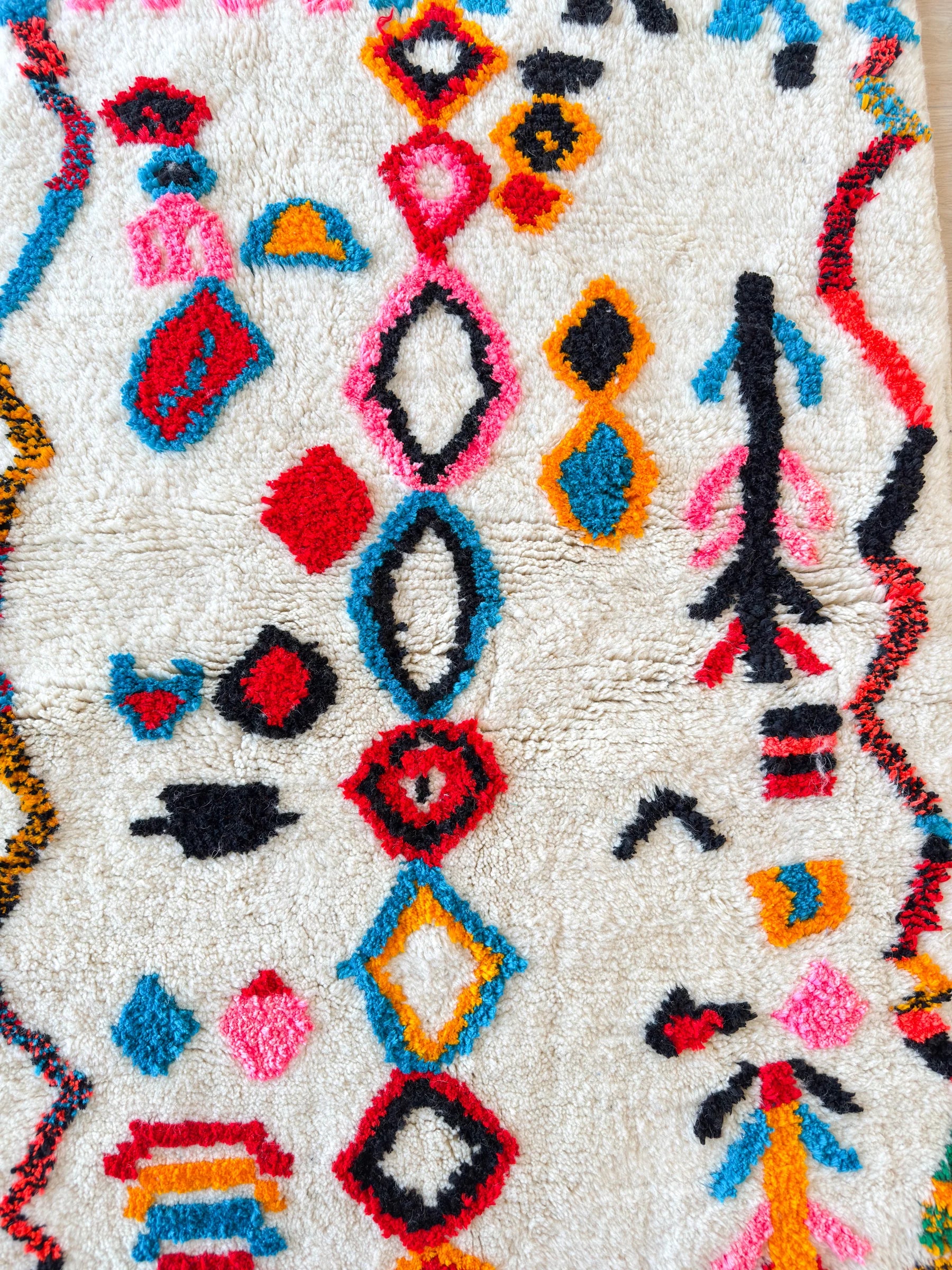 Colorful Berber Rug 100 x 176 cm - n°2552