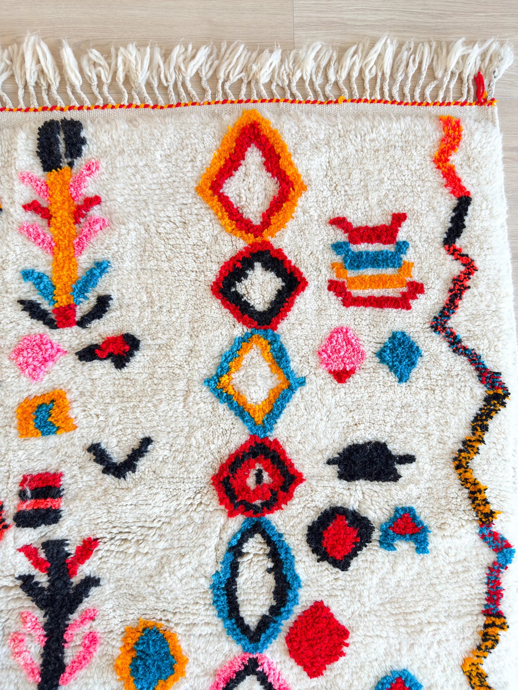 Colorful Berber Rug 100 x 176 cm - n°2552