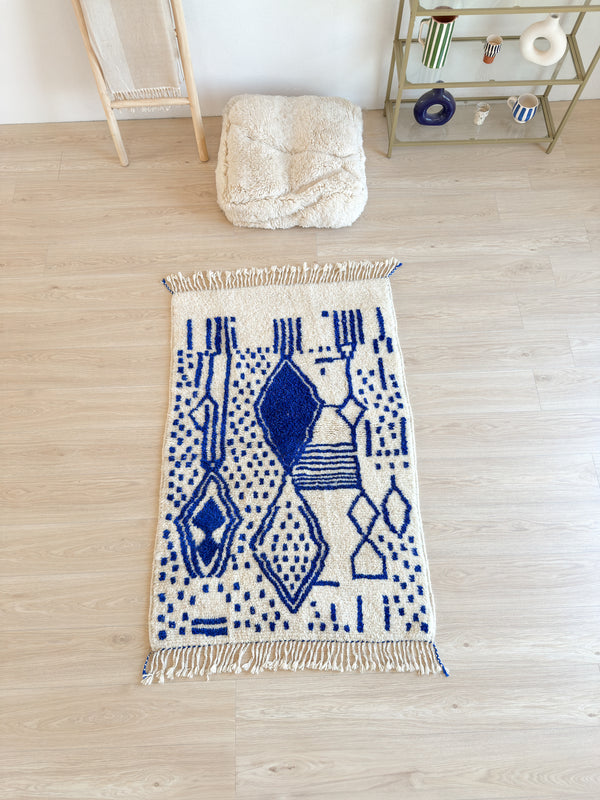 Alfombra bereber colorida 103 x 168 cm - n°2608