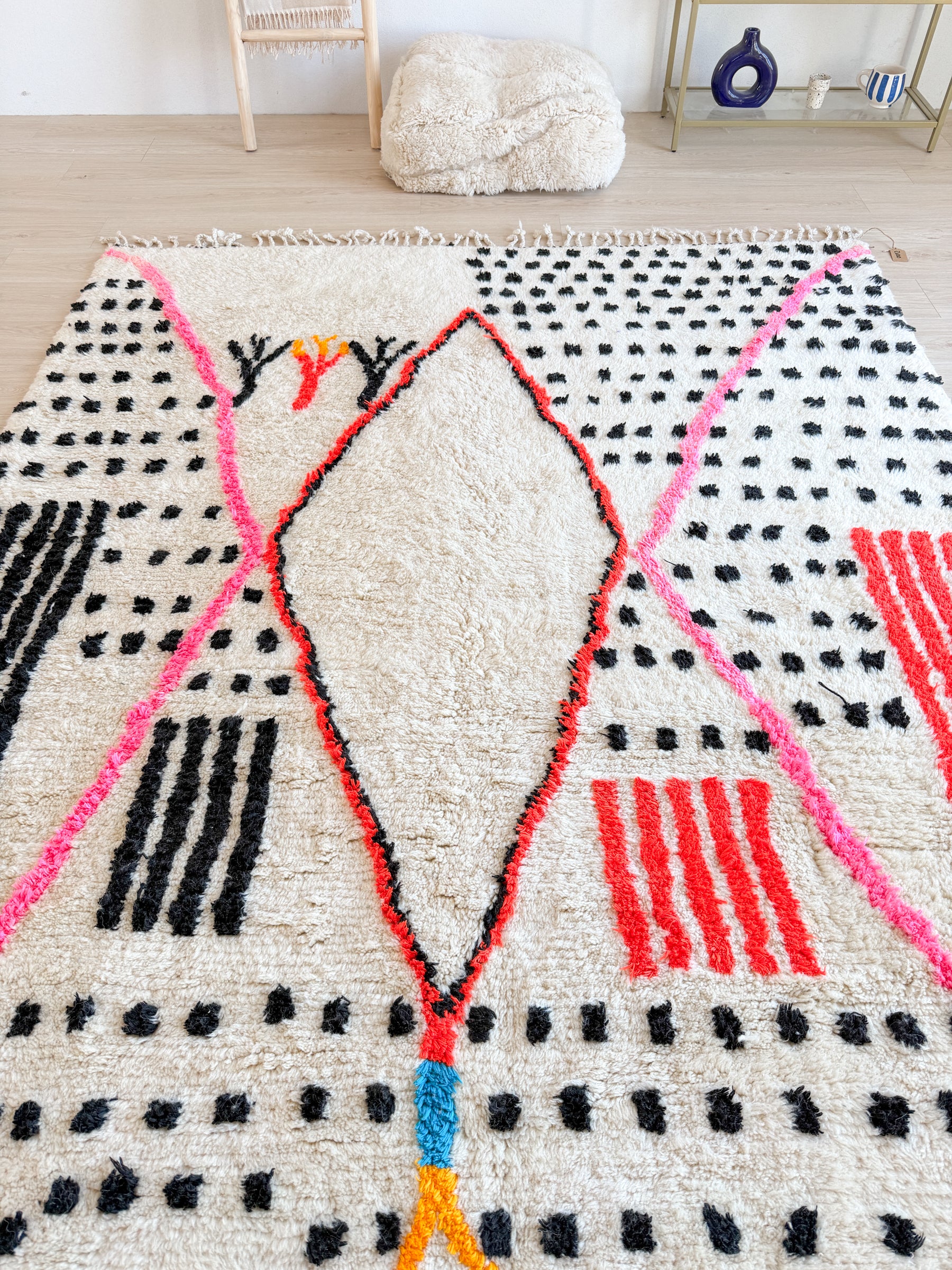 Colorful Berber Rug 200 x 314 cm - n°2600