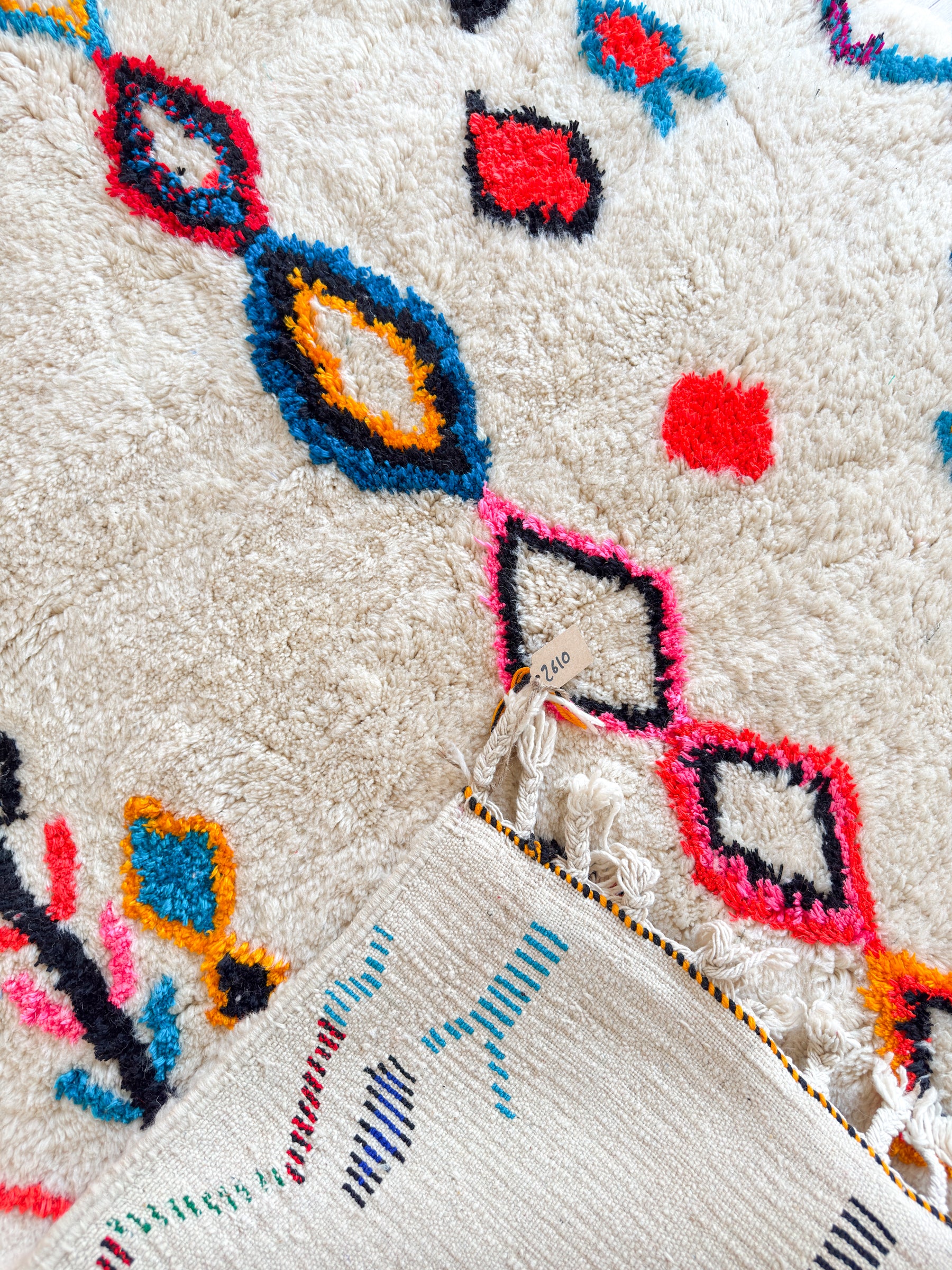 Tapis berbère coloré 150 x 266 cm - n°2610