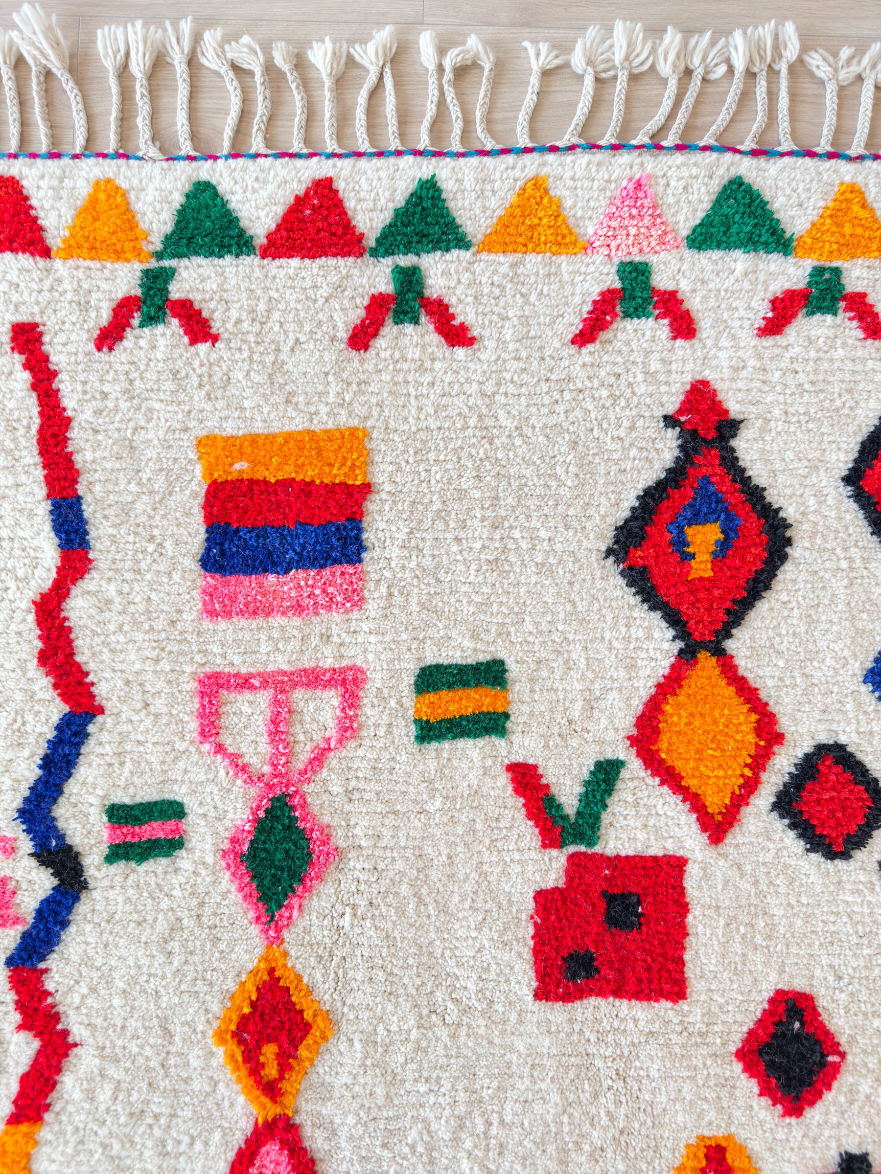 Tapis berbère coloré 155 x 284 cm - n°2623