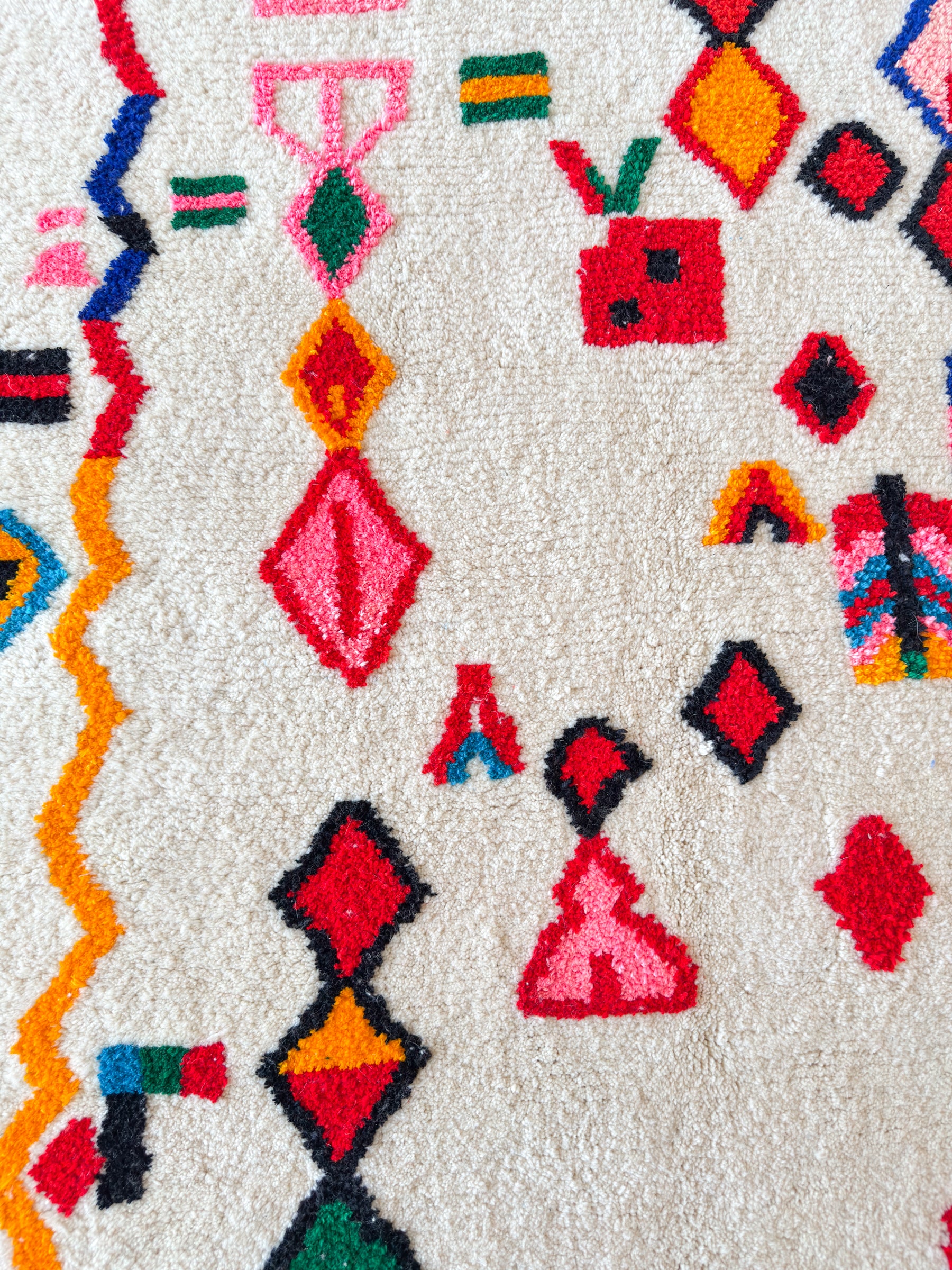 Tapis berbère coloré 155 x 284 cm - n°2623