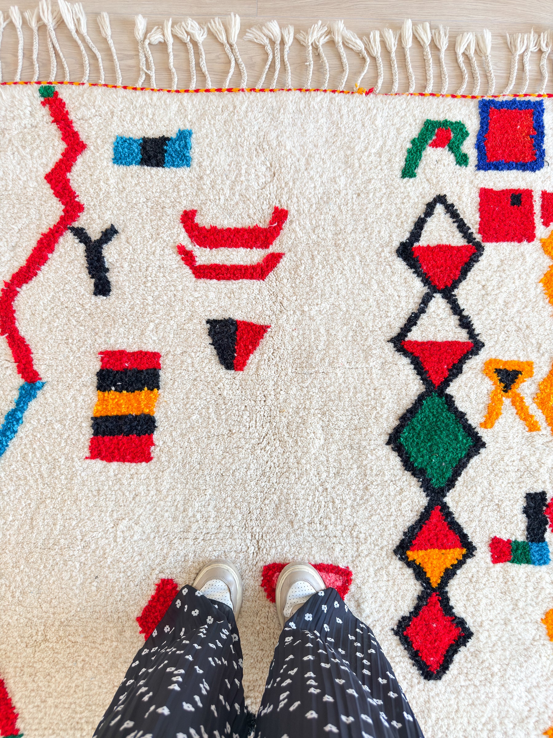 Tapis berbère coloré 155 x 284 cm - n°2623