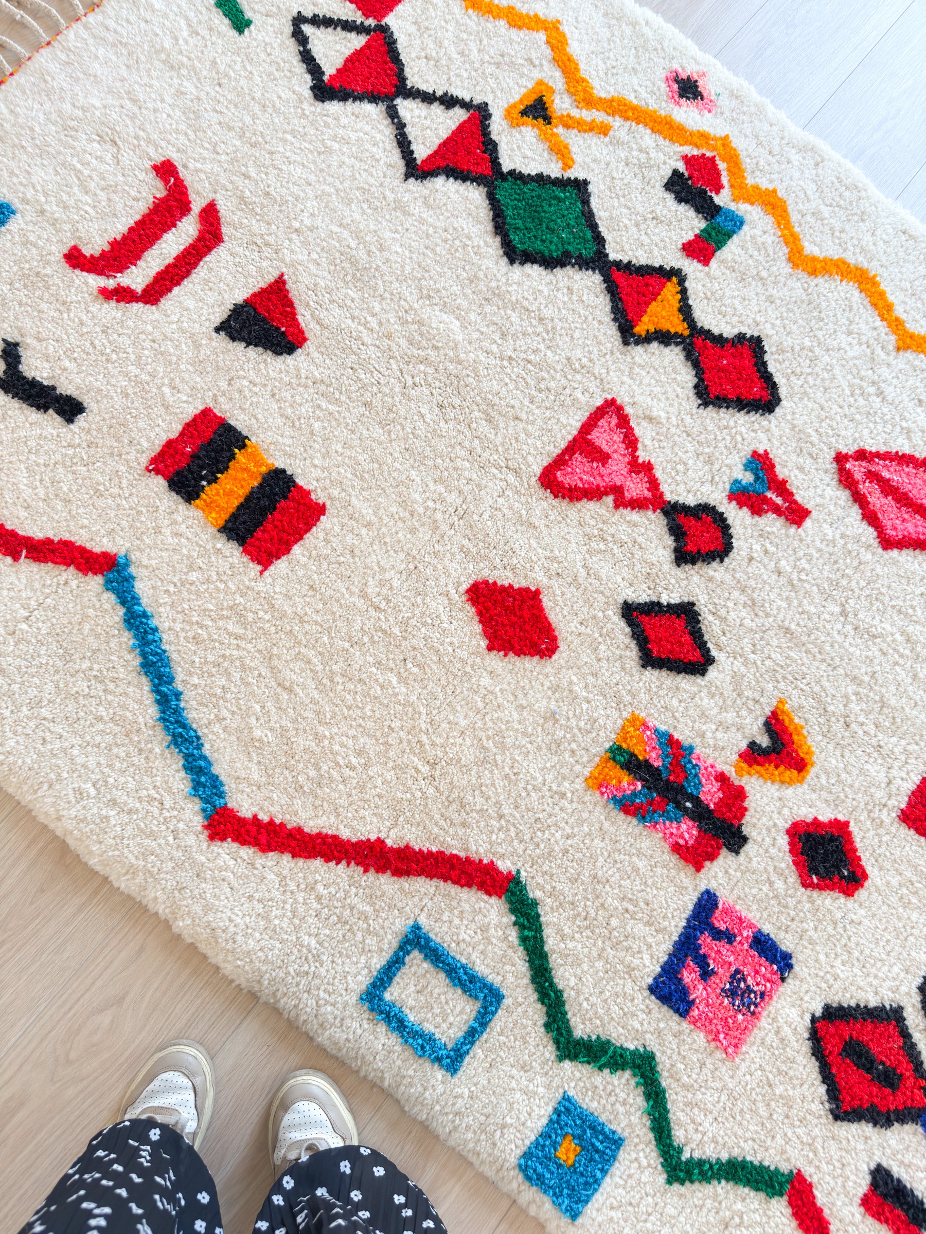 Tapis berbère coloré 155 x 284 cm - n°2623