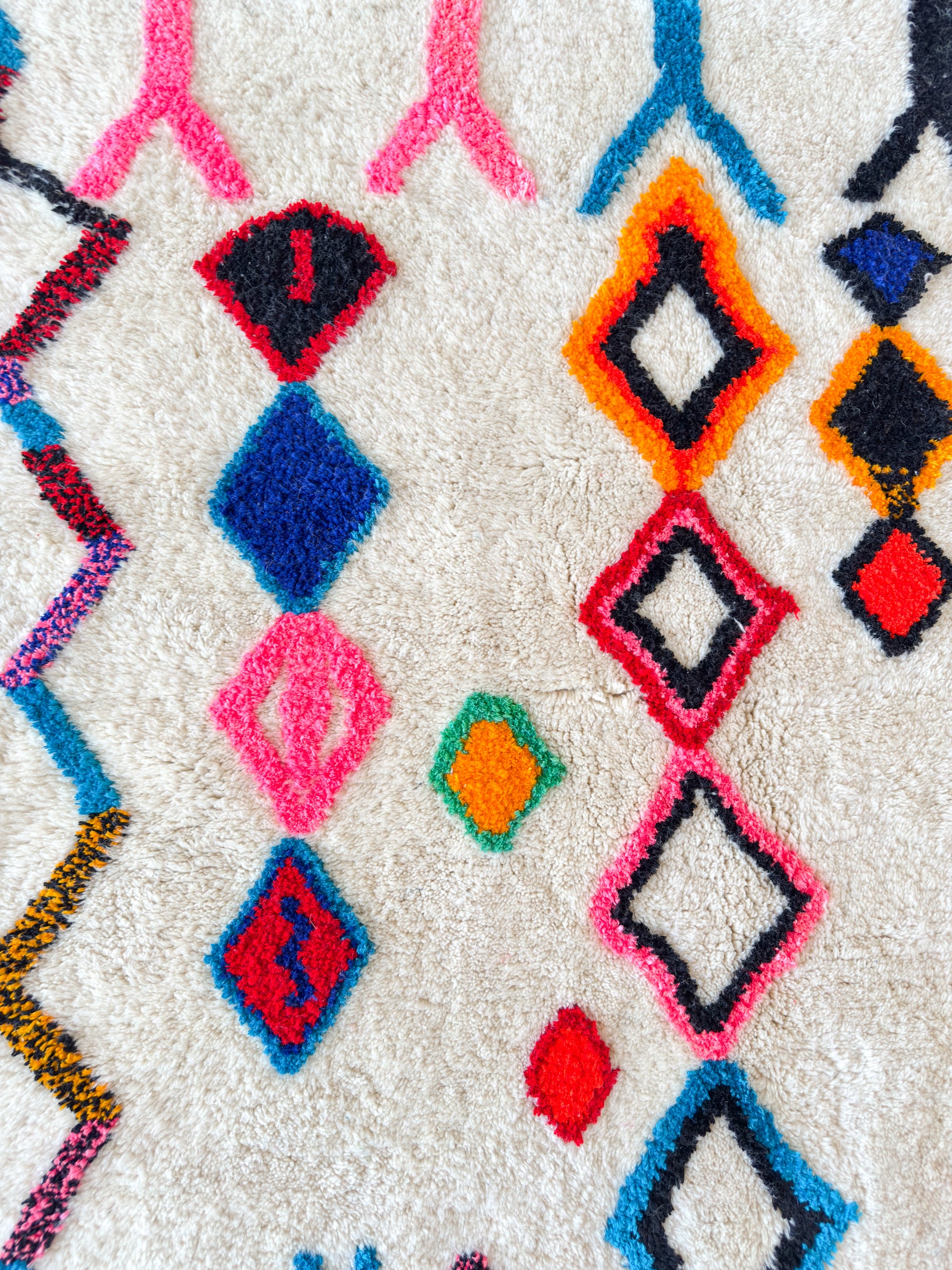 Tapis berbère coloré 165 x 278 cm - n°2612
