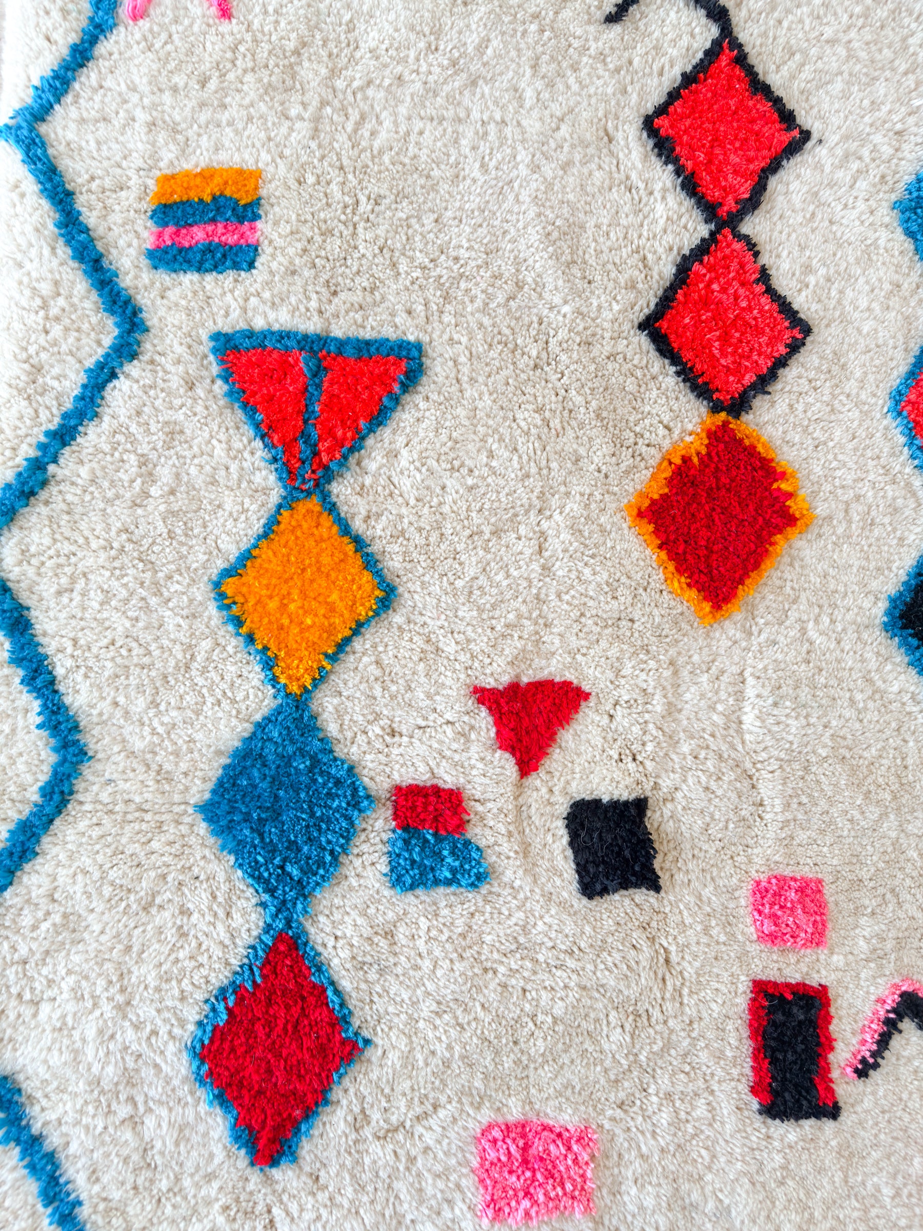 Tapis berbère coloré 148 x 240 cm - n°2618