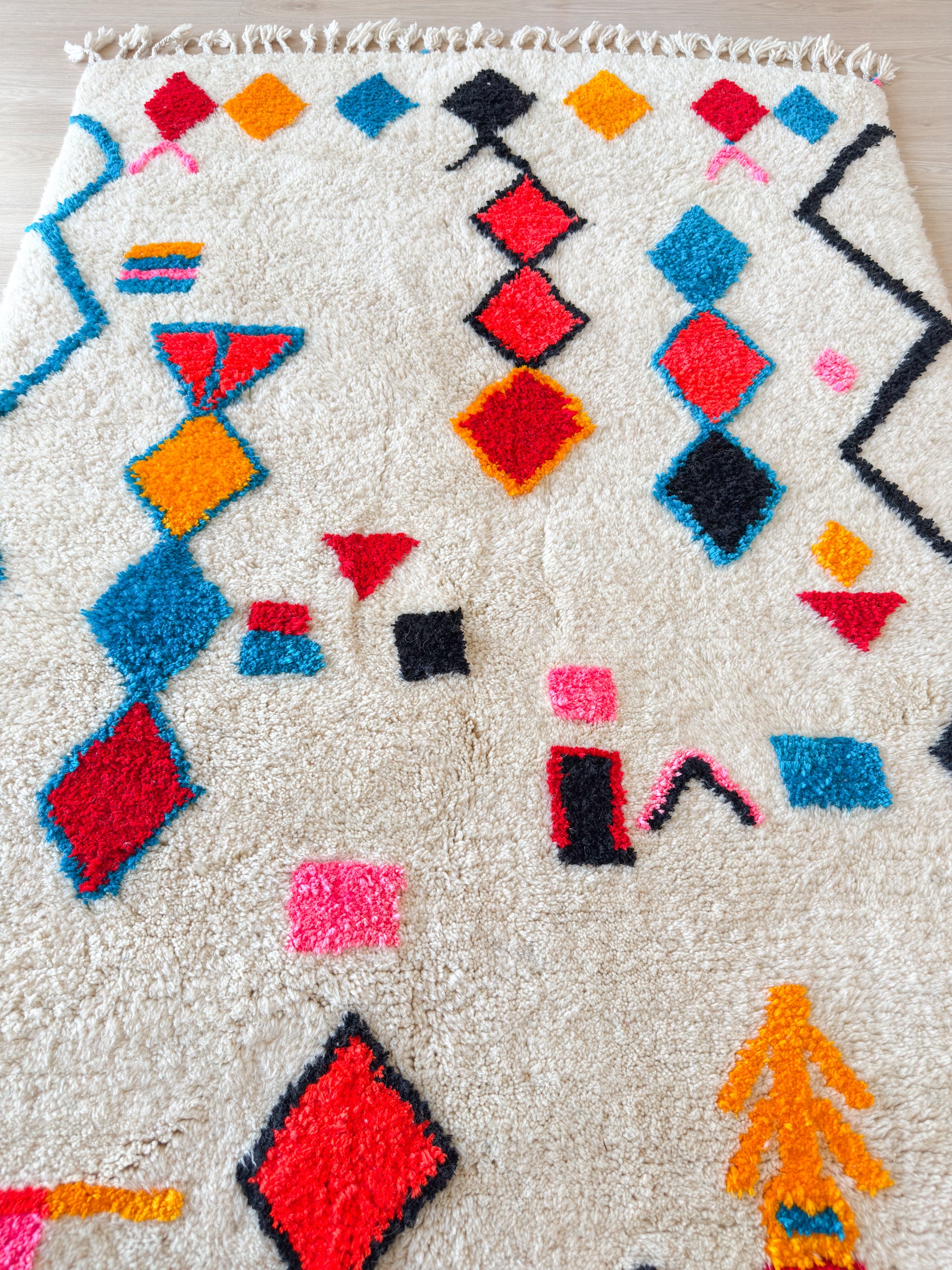 Tapis berbère coloré 148 x 240 cm - n°2618