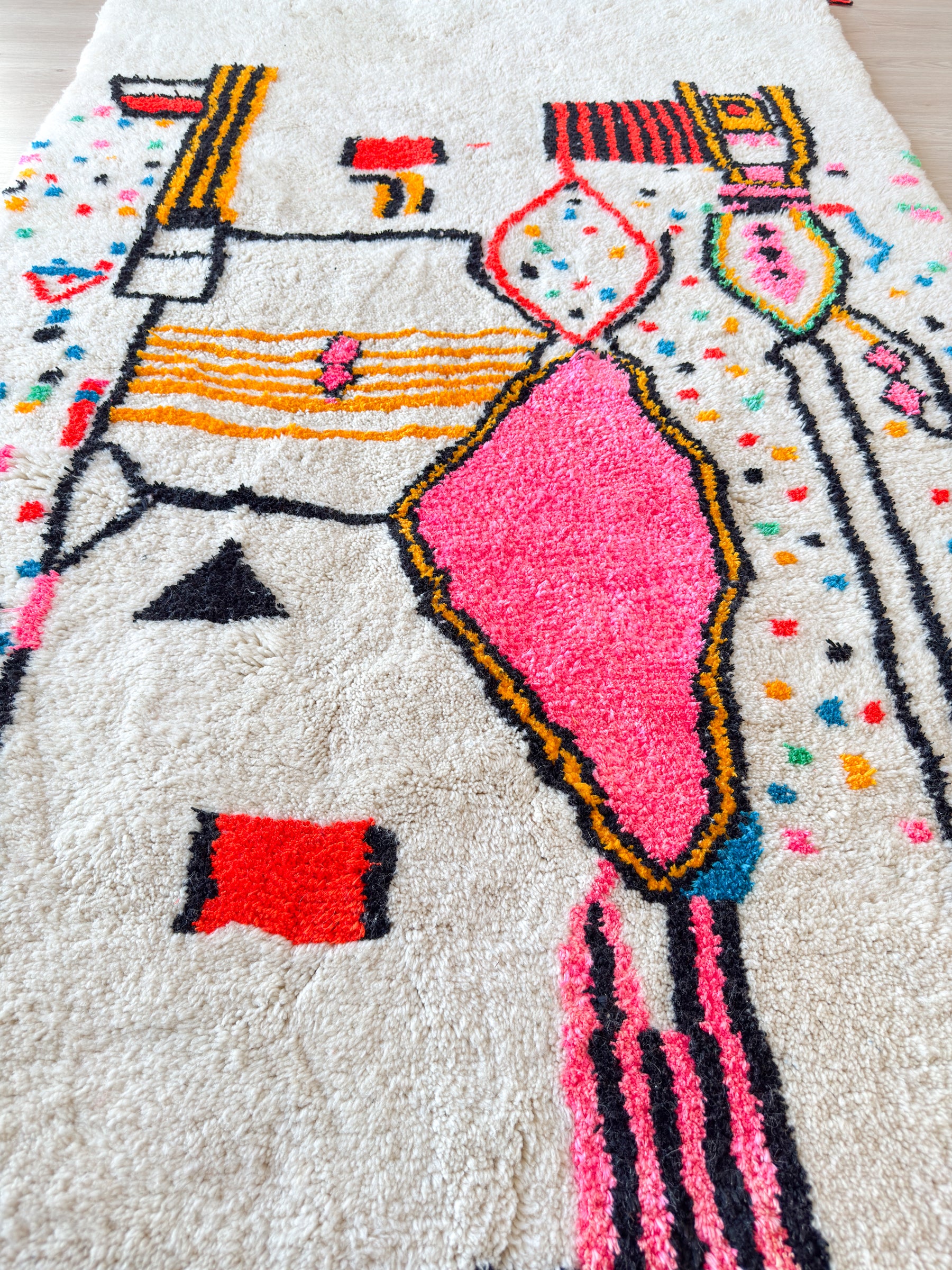 Tapis berbère coloré 169 x 283 cm - n°2629