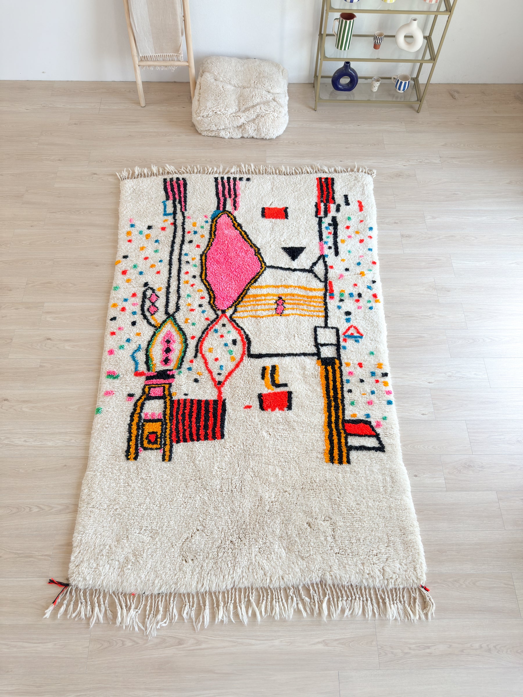 Tapis berbère coloré 169 x 283 cm - n°2629