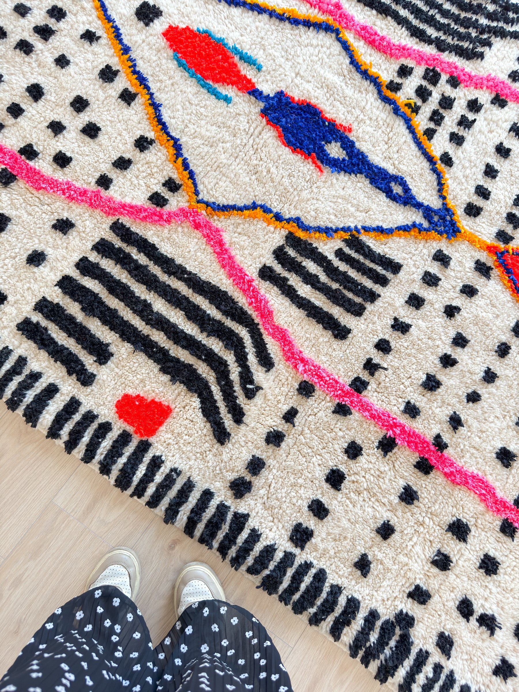 Tapis berbère coloré 191 x 315 cm - n°2621
