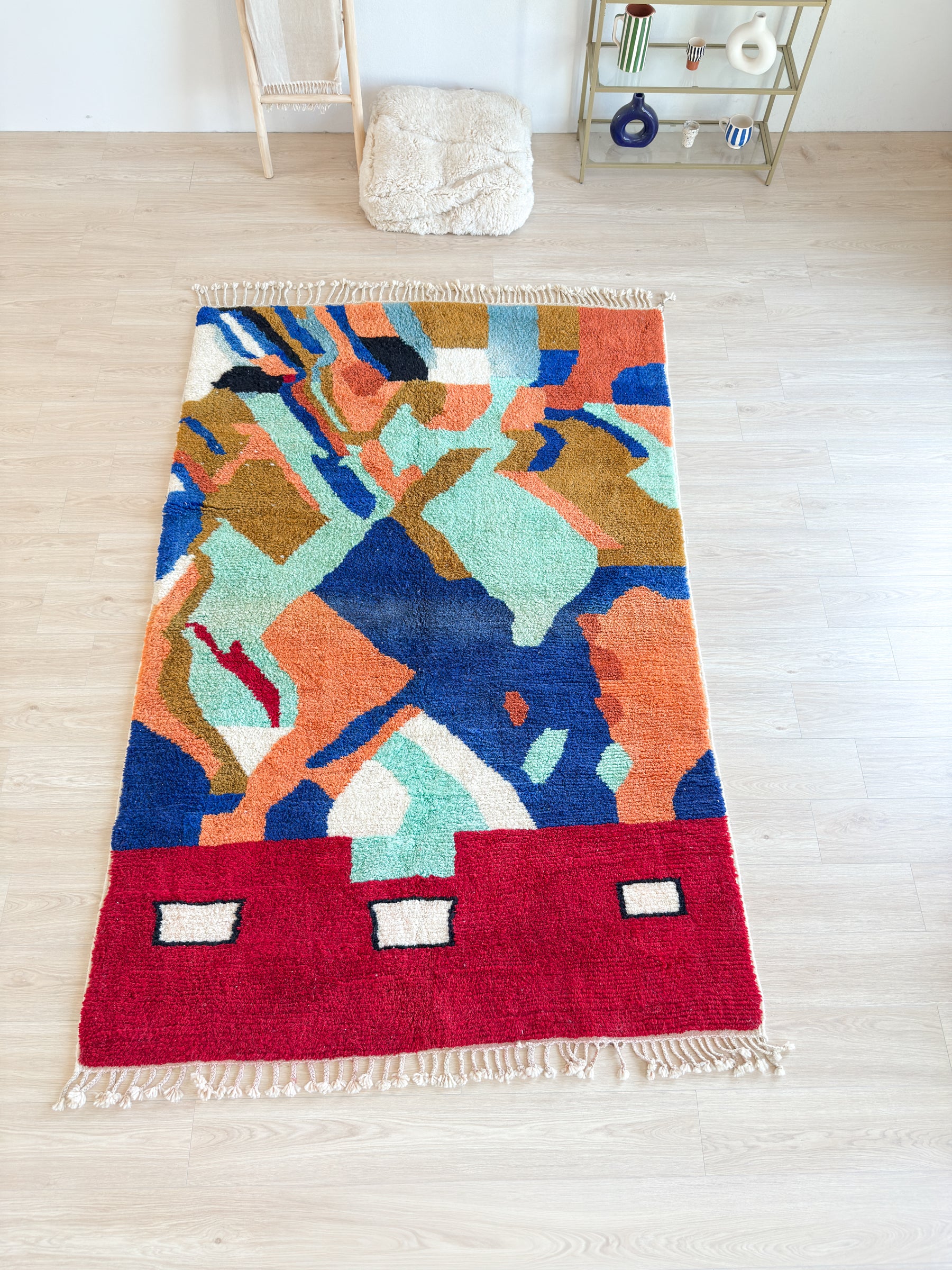 Tapis berbère coloré 181 x 285 cm - n°2624
