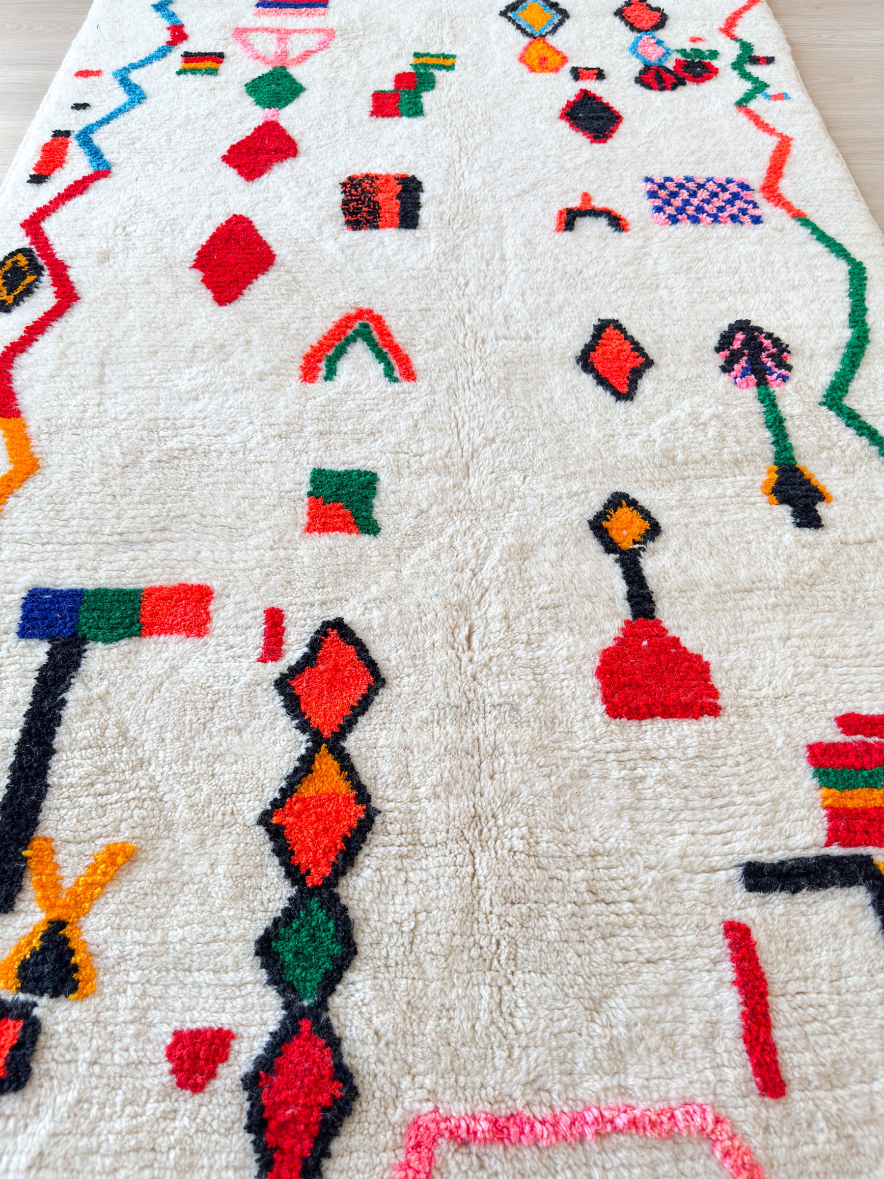 Tapis berbère coloré 147 x 276 cm - n°2614