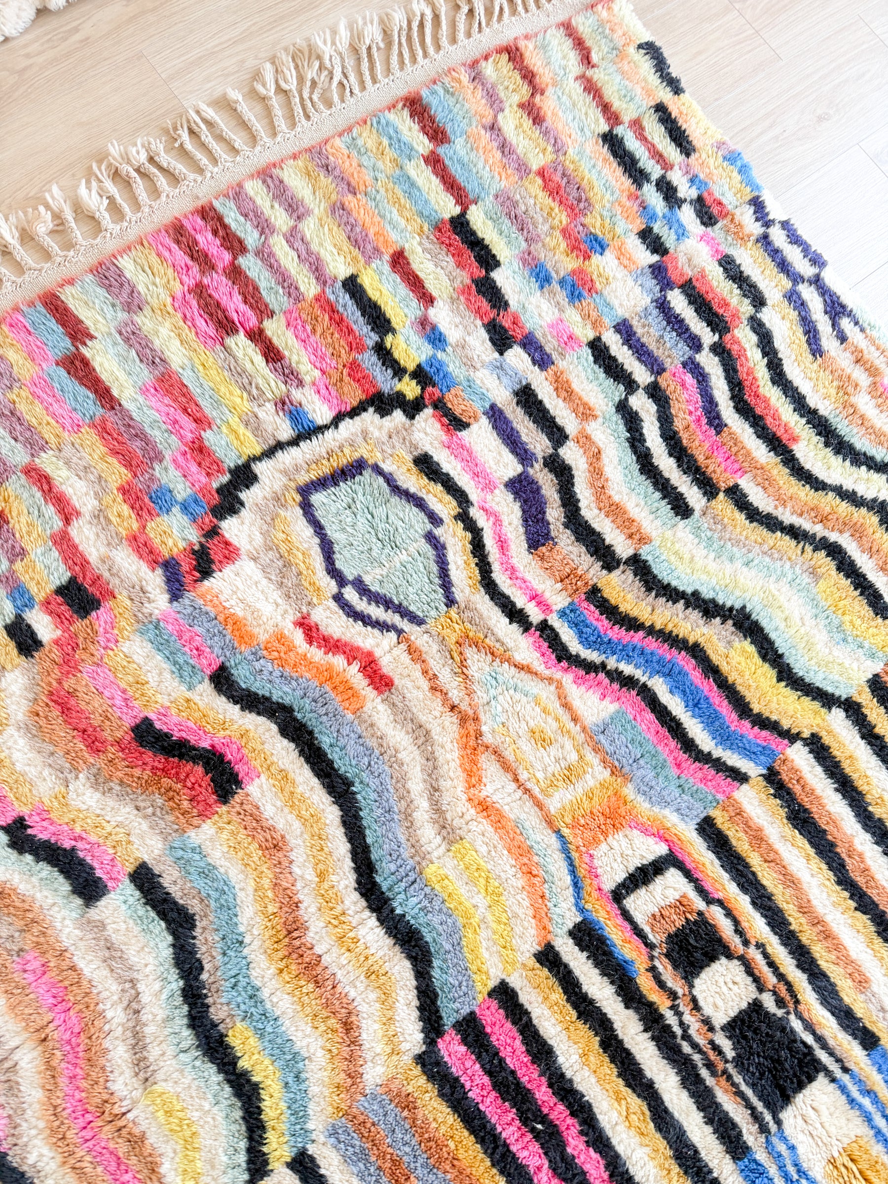 Tapis berbère coloré 171 x 256 cm - n°2637