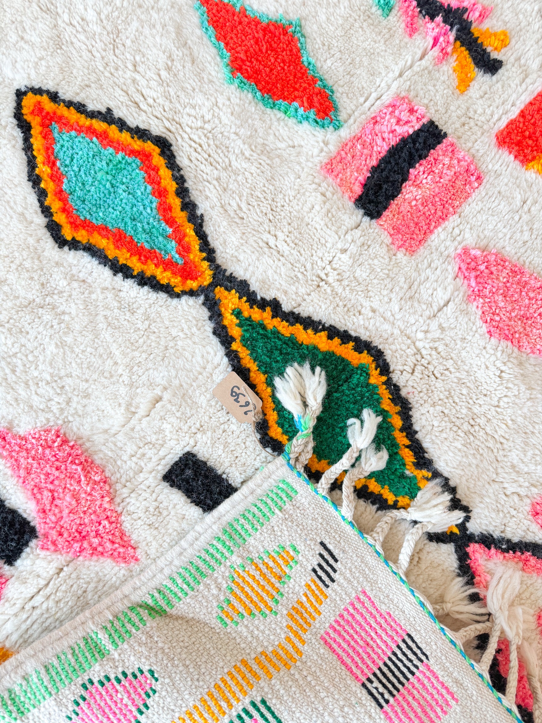 Tapis berbère coloré 149 x 275 cm - n°2639