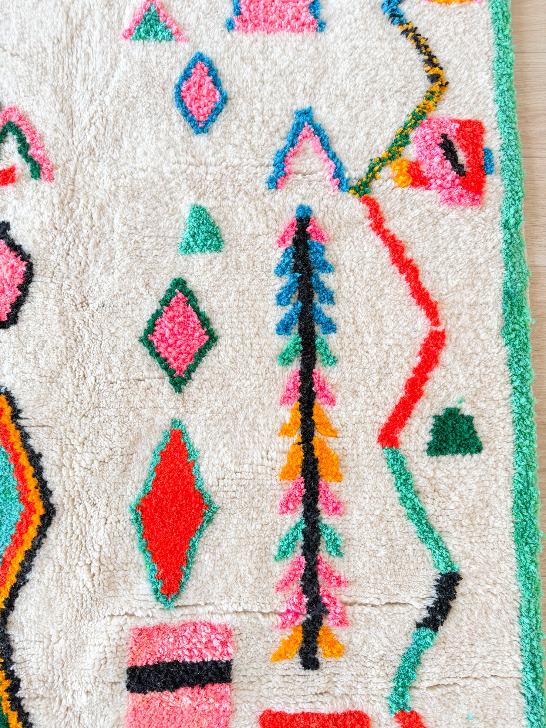 Tapis berbère coloré 149 x 275 cm - n°2639
