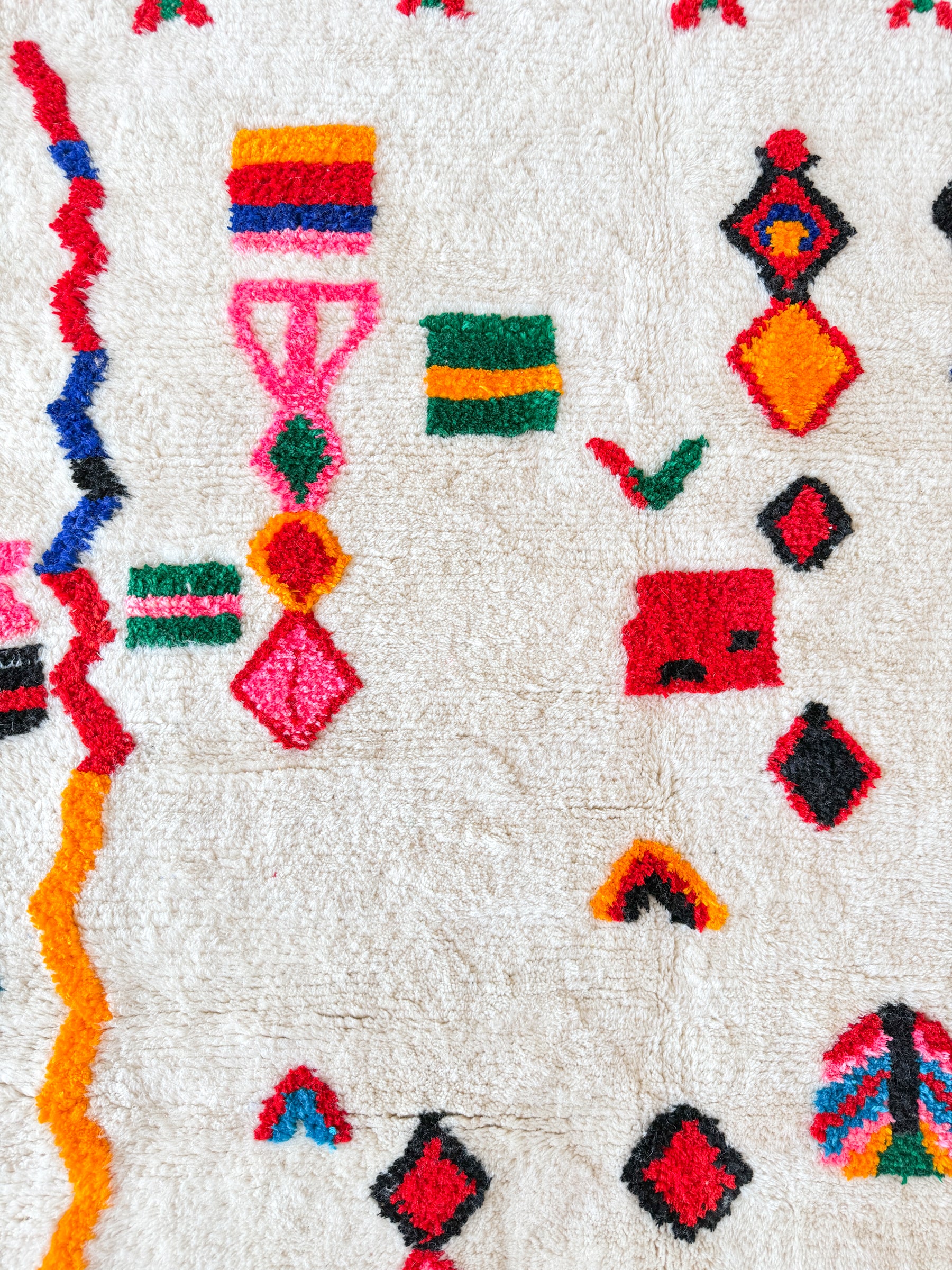 Tapis berbère coloré 150 x 268 cm - n°2652