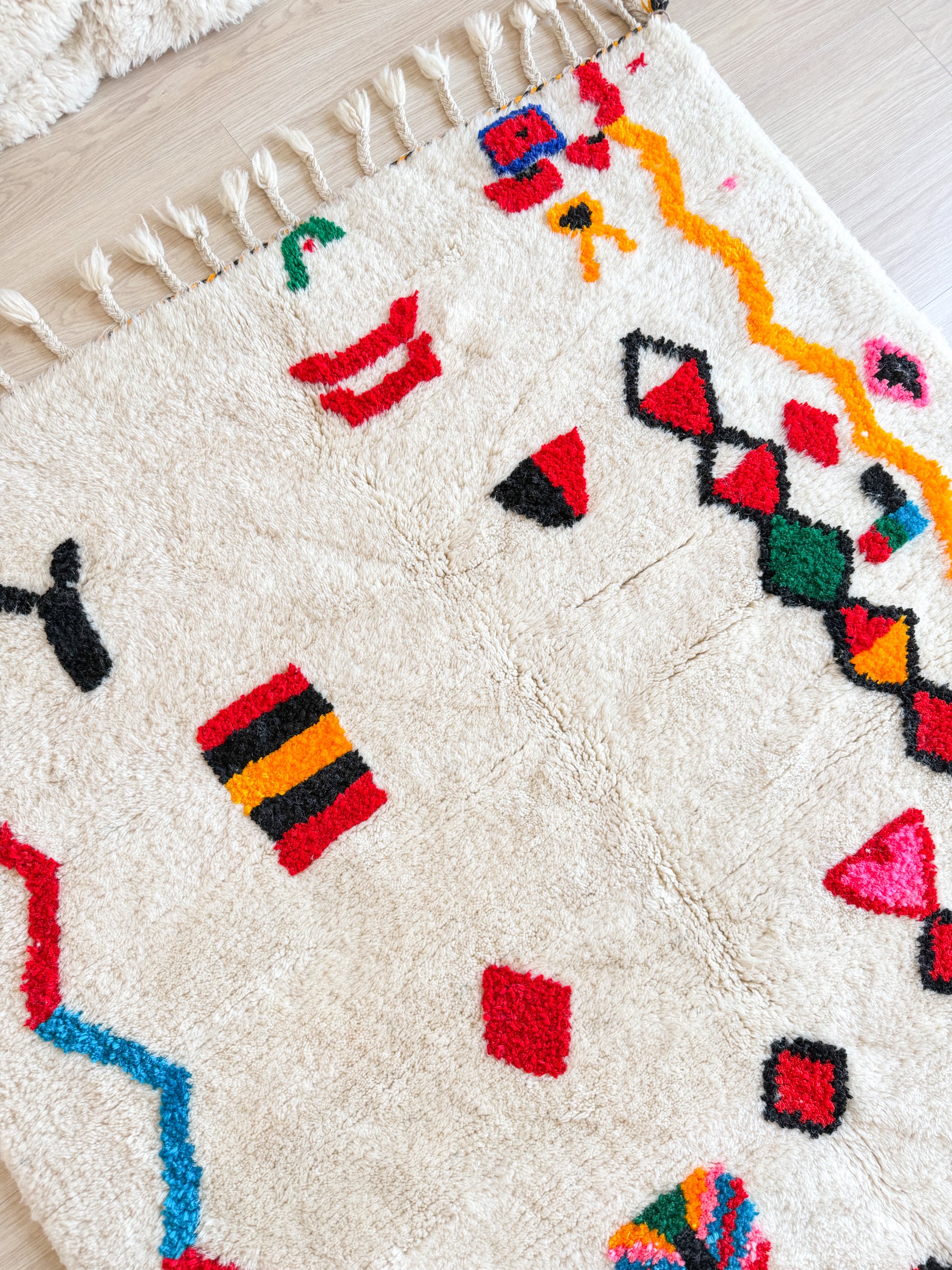 Tapis berbère coloré 150 x 268 cm - n°2652