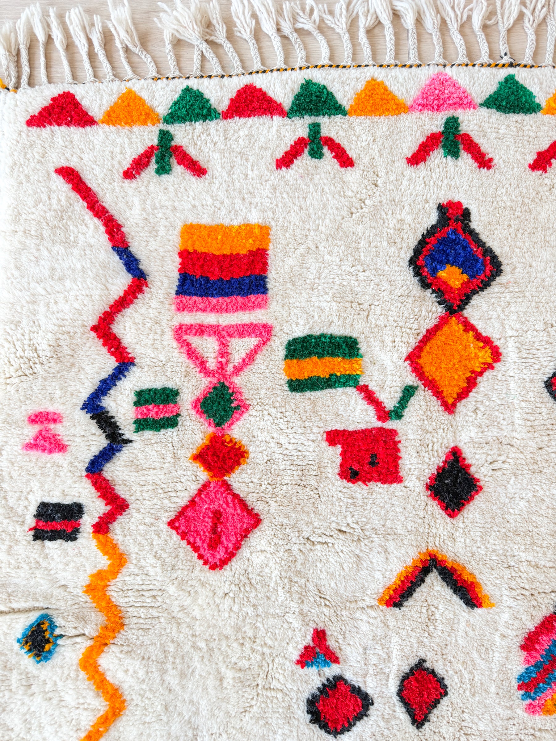 Tapis berbère coloré 148 x 292 cm - n°2631