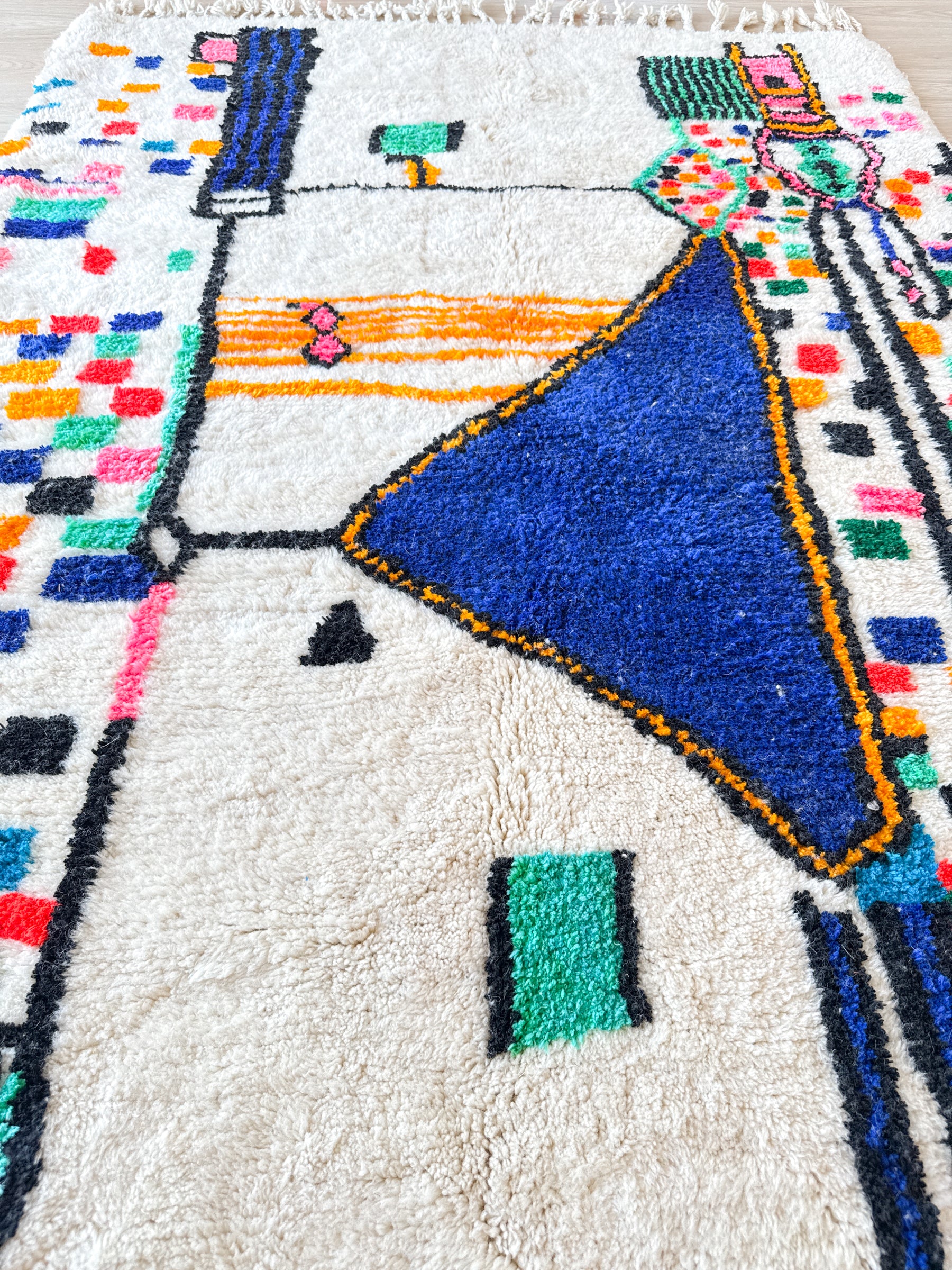 Tapis berbère coloré 156 x 235 cm - n°2651